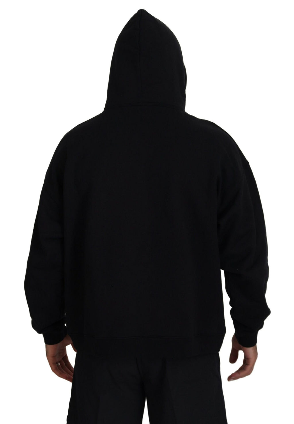 Dsquared² Black Hoodie for Men detail view