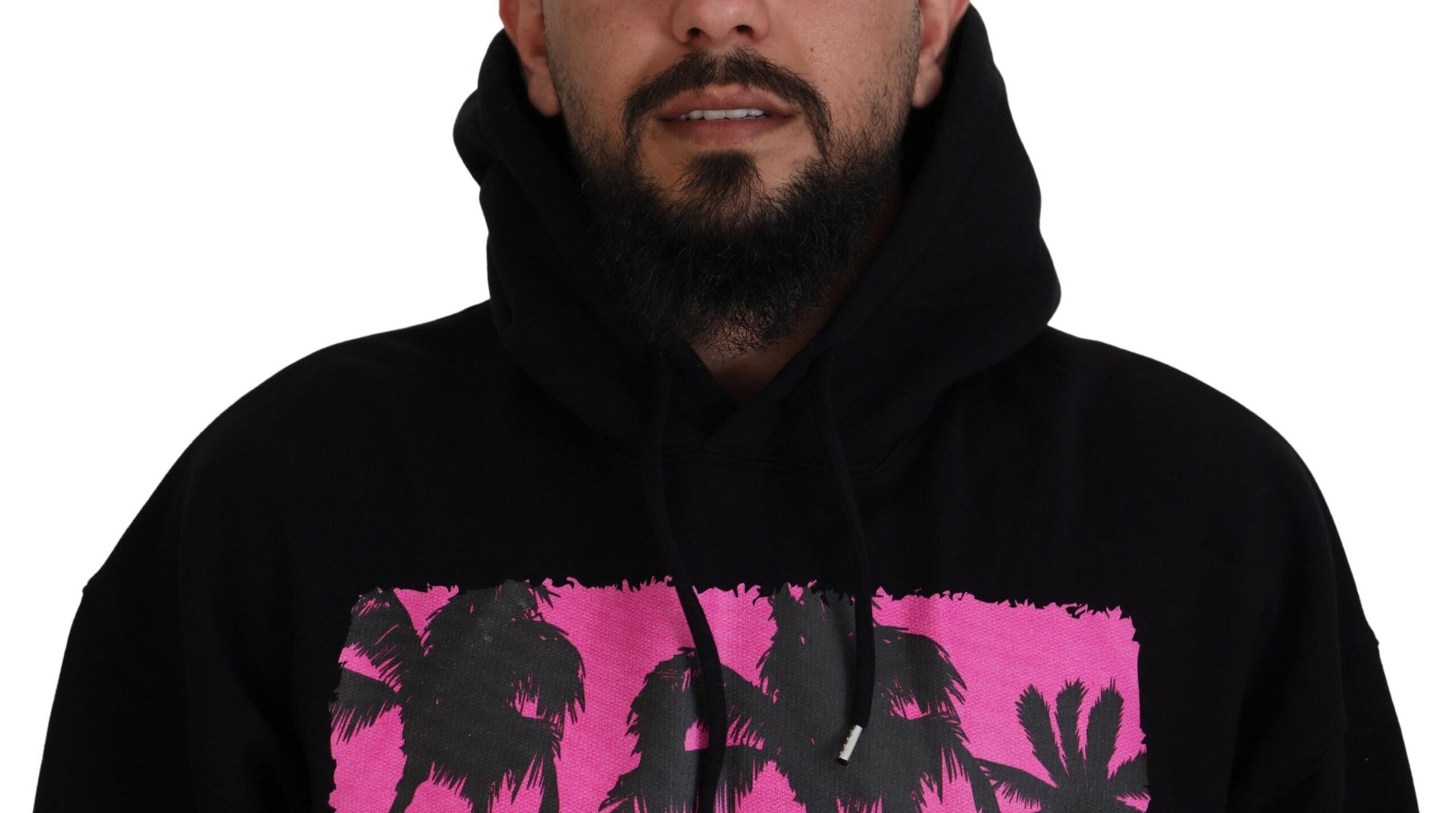 Dsquared² Black Hoodie for Men side view