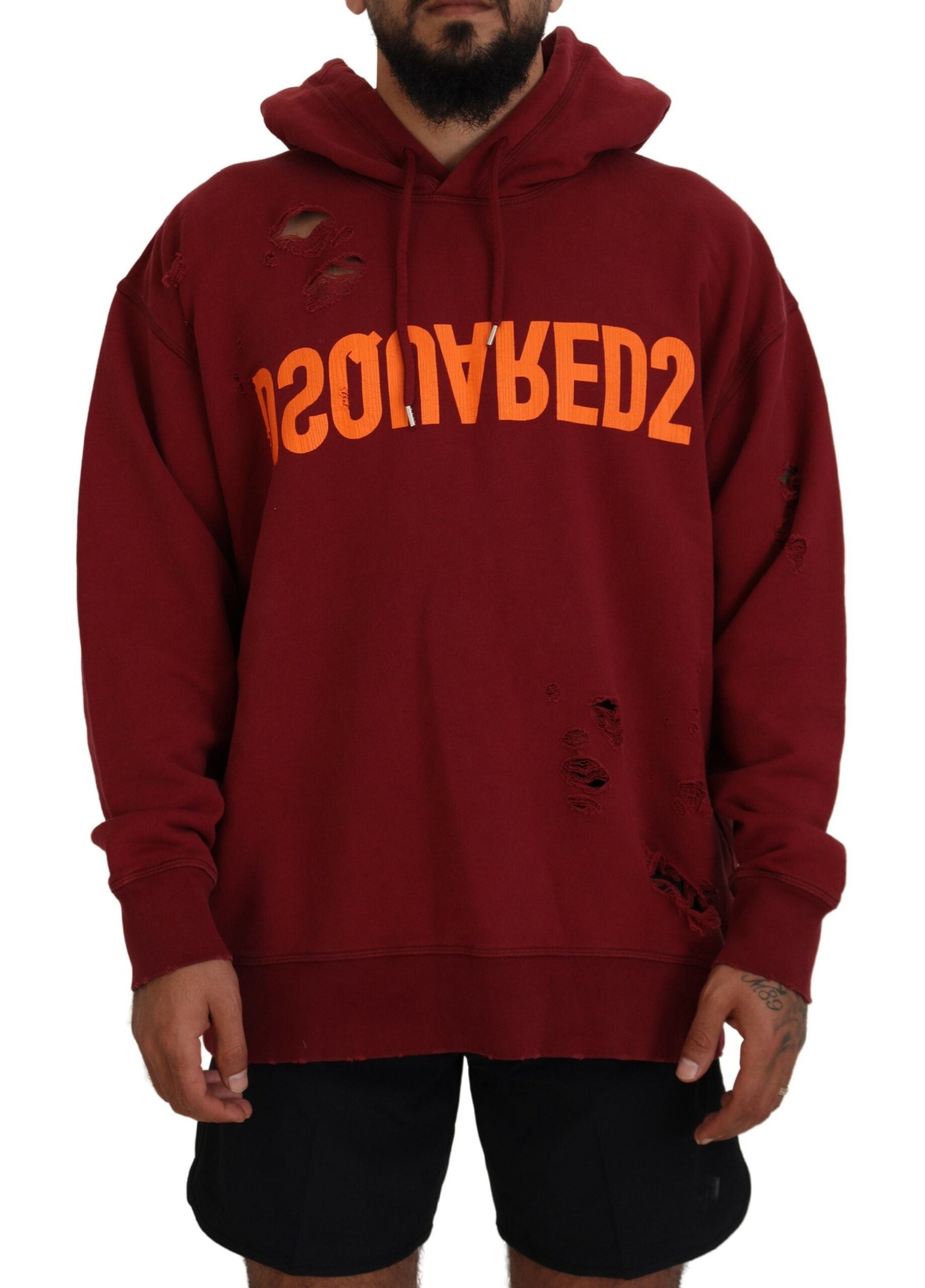 Dsquared² Red Hoodie for Men