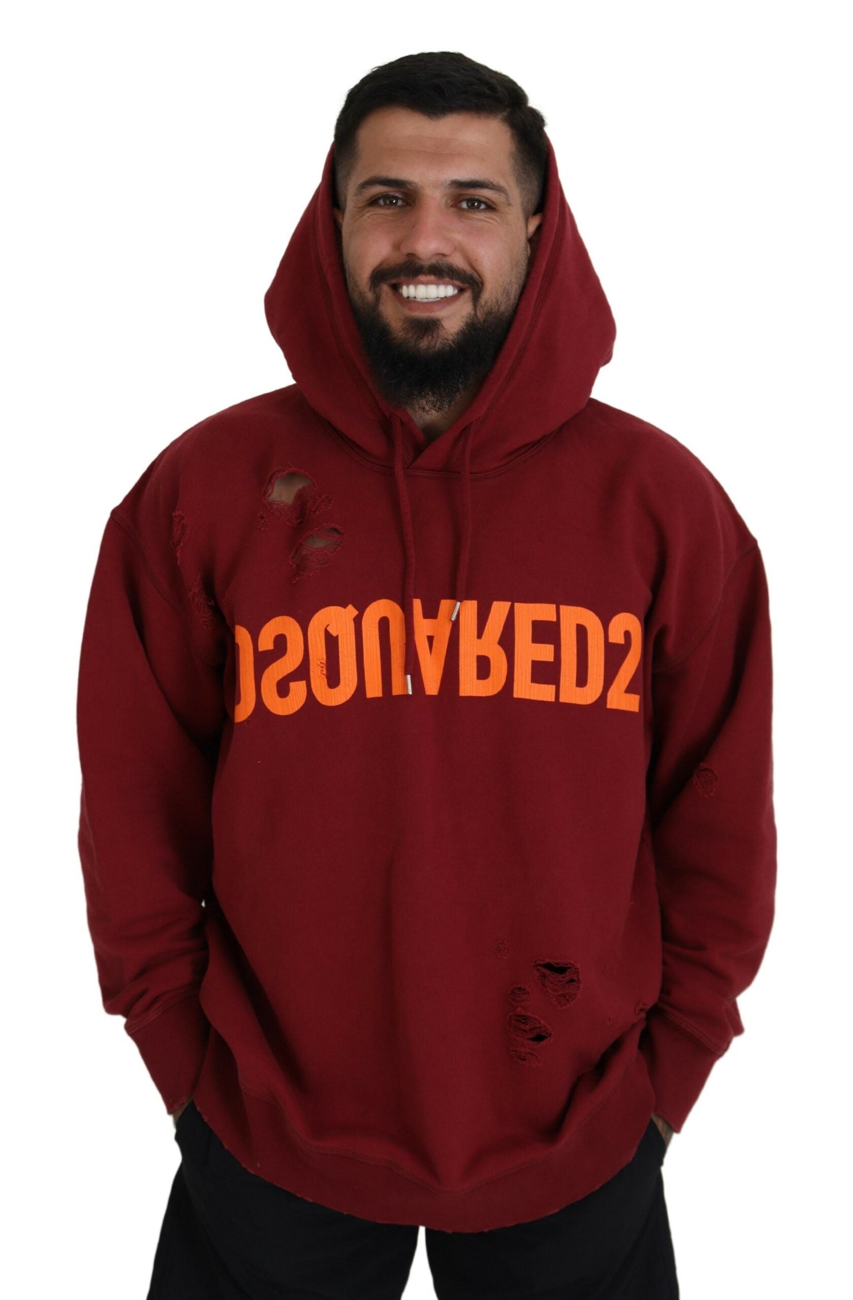 Dsquared² Red Hoodie for Men additional view