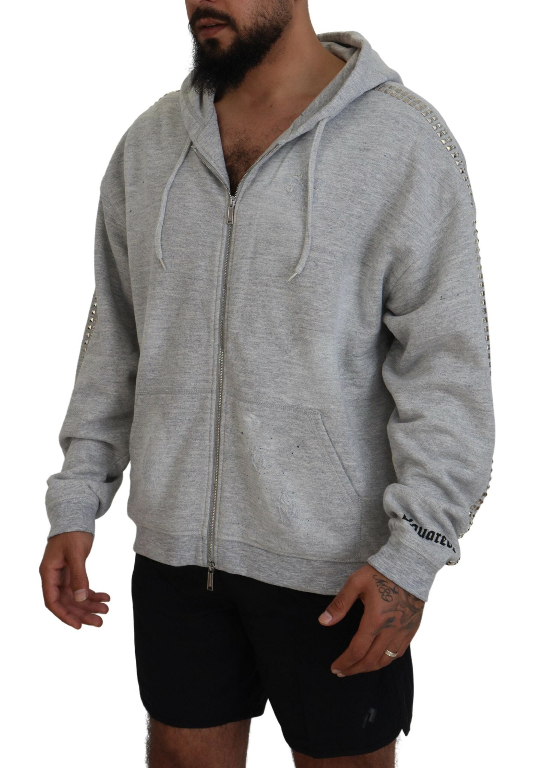 Dsquared² Grey Hoodie for Men alternate view