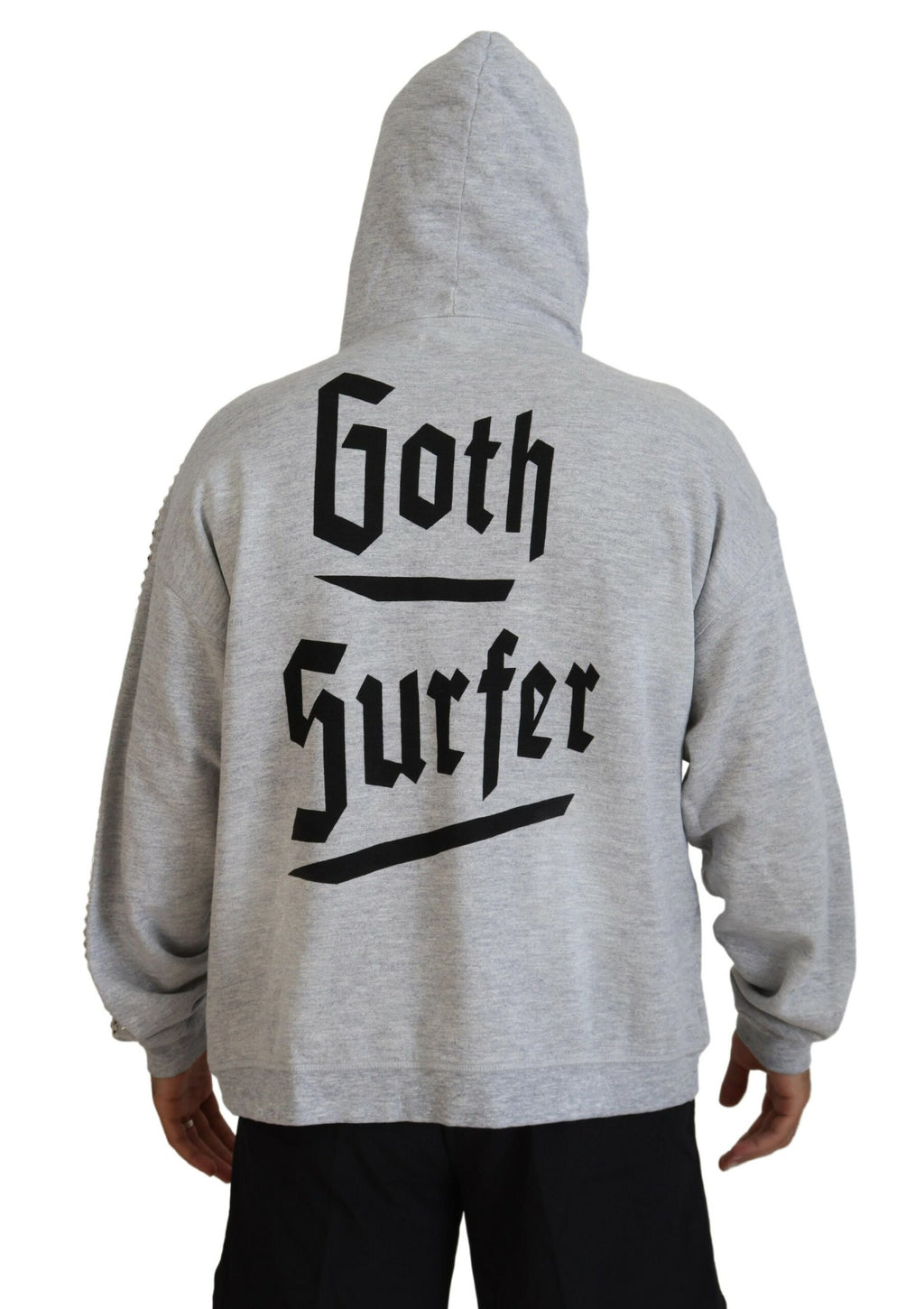 Dsquared² Grey Hoodie for Men detail view