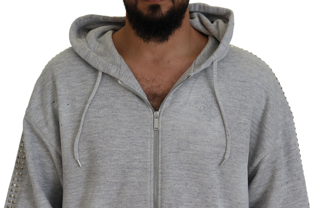 Dsquared² Grey Hoodie for Men side view