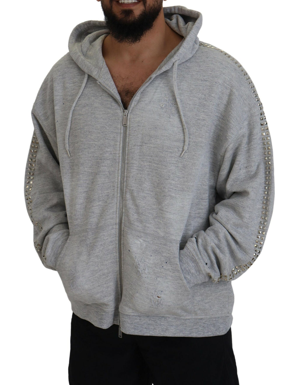 Dsquared² Grey Hoodie for Men additional view