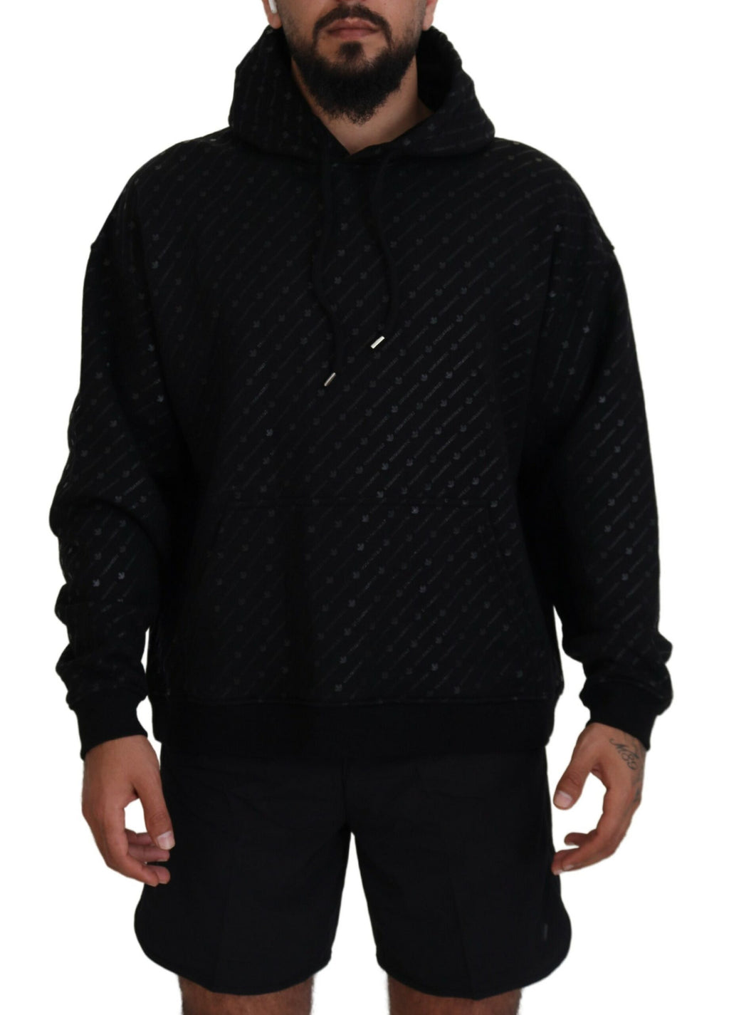 Dsquared² Black Hoodie for Men