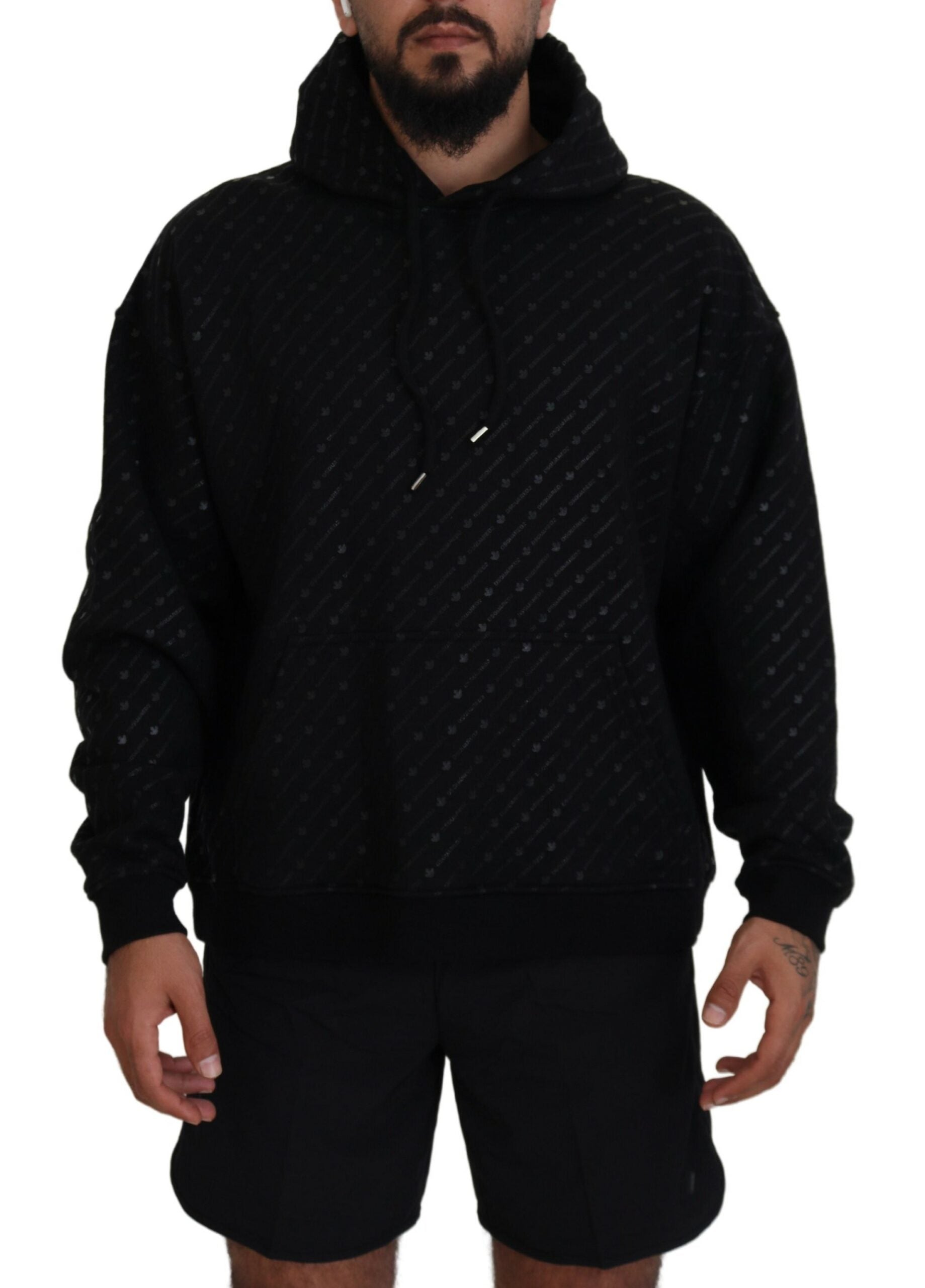 Dsquared² Black Hoodie for Men