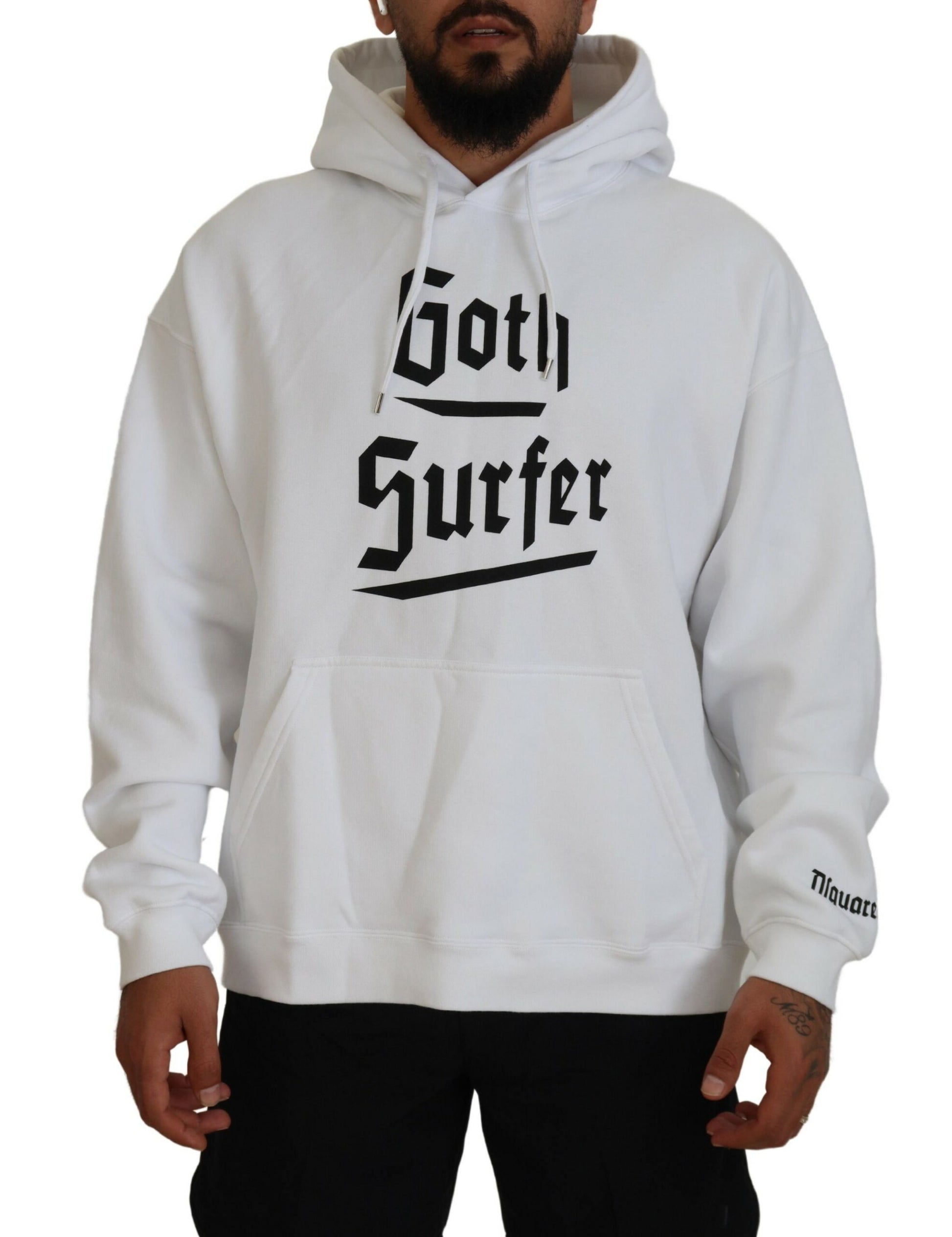 Dsquared² White Hoodie for Men