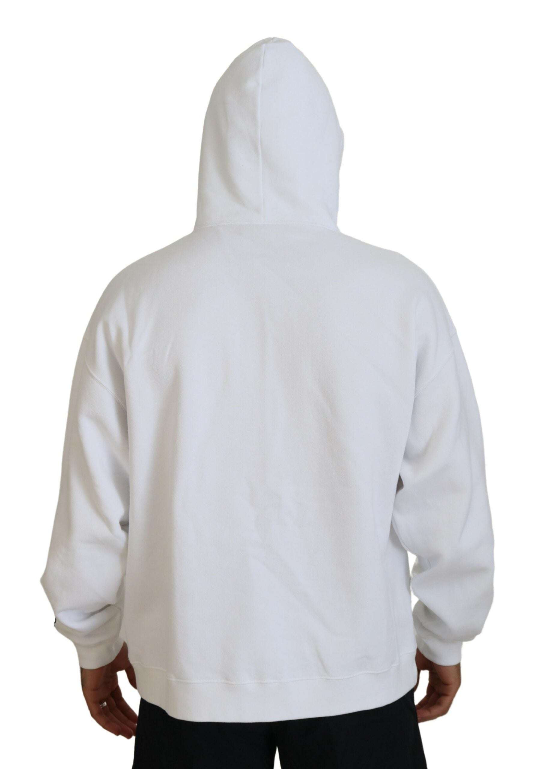 Dsquared² White Hoodie for Men detail view