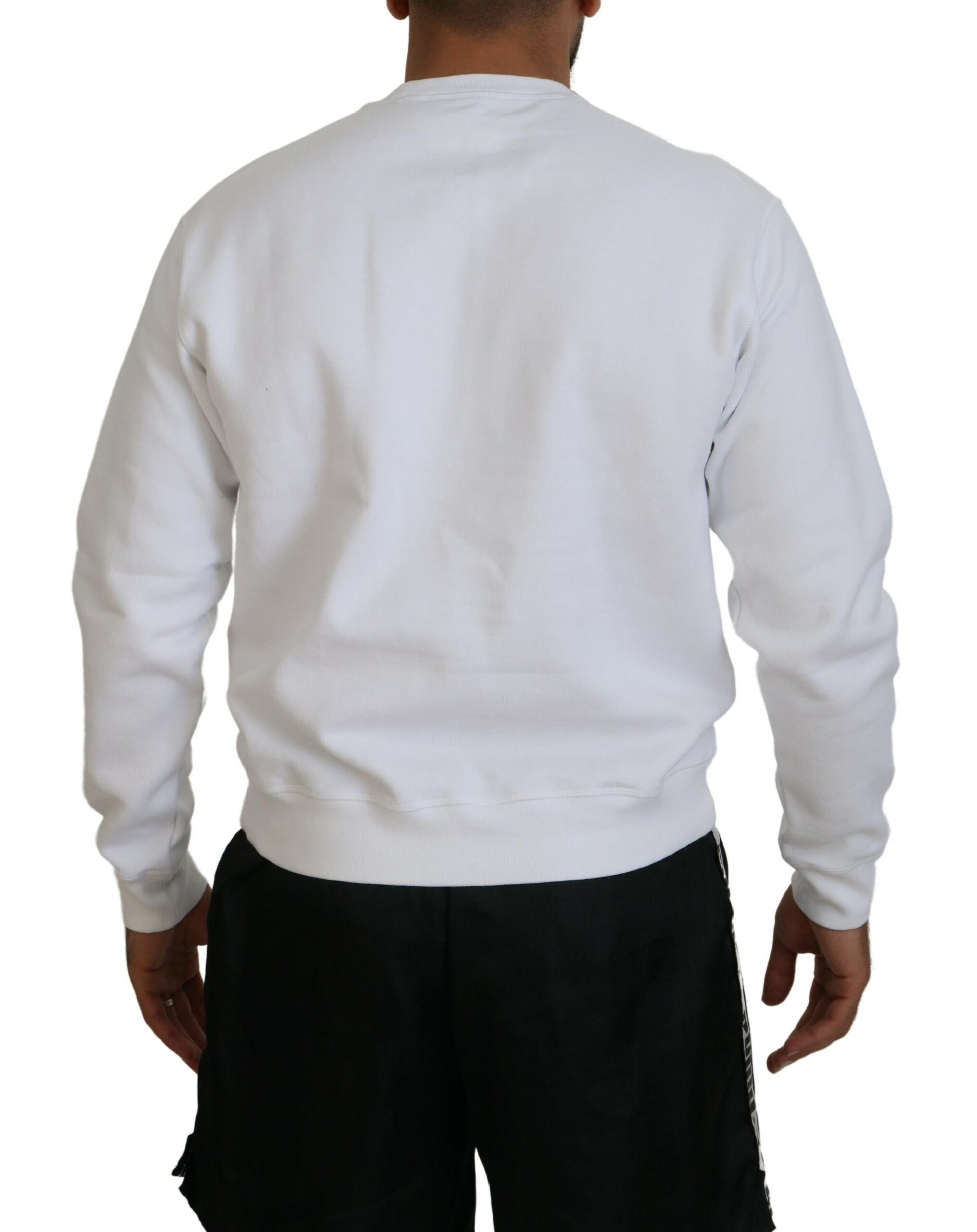 Dsquared² White Sweatshirt for Men detail view