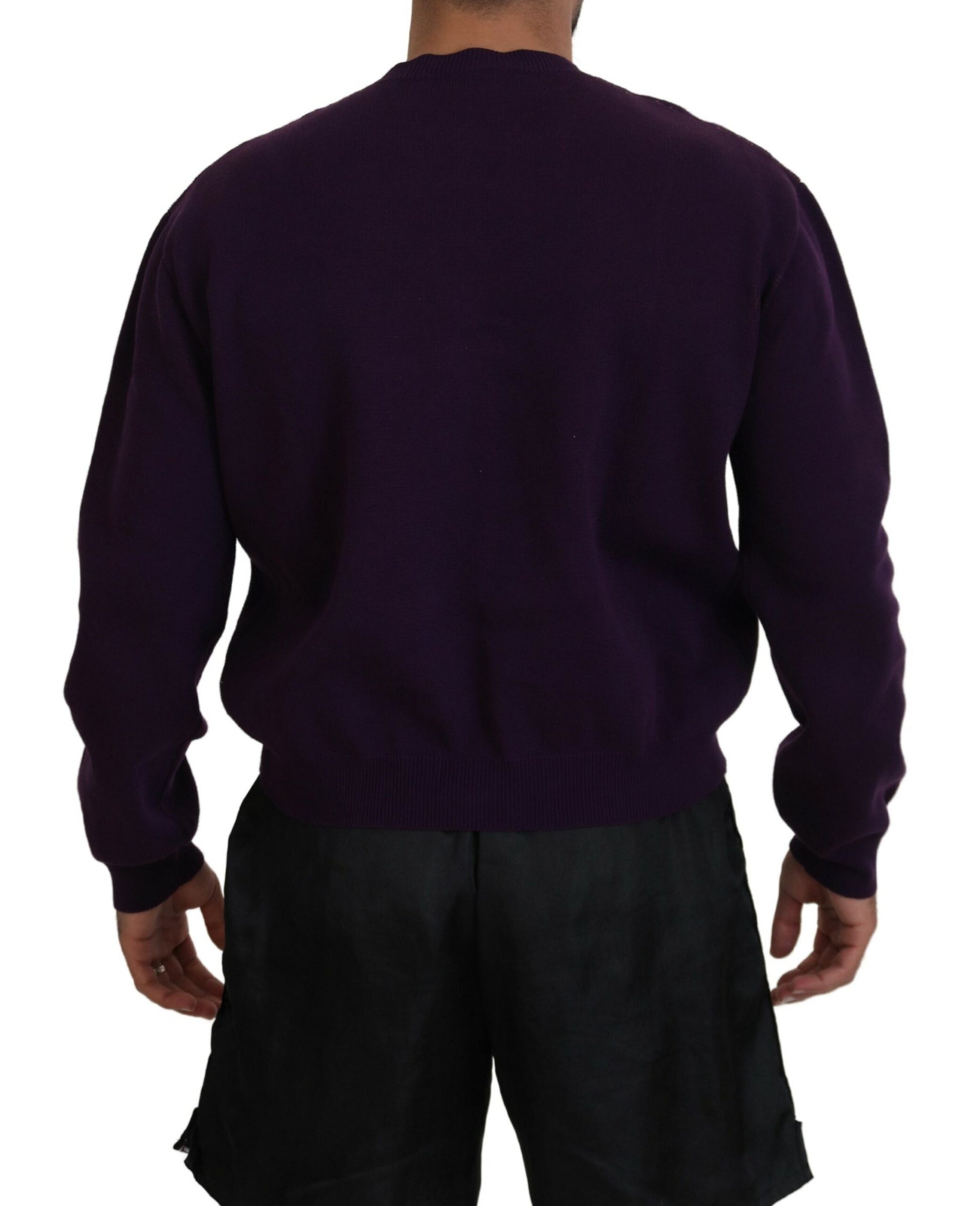 Dsquared² Purple Sweatshirt for Men detail view