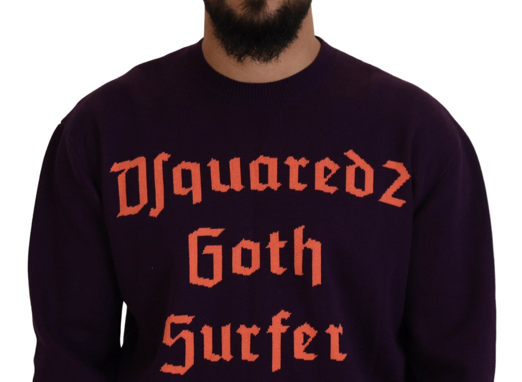 Dsquared² Purple Sweatshirt for Men side view