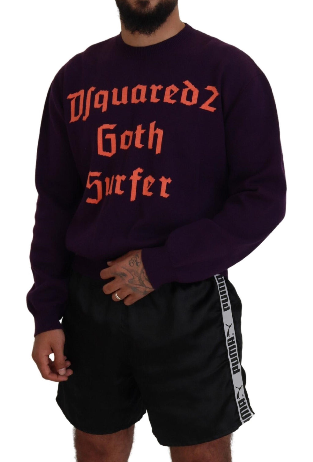 Dsquared² Purple Sweatshirt for Men additional view
