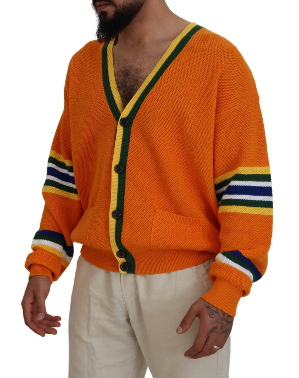 Dsquared² Orange Cardigan for Men alternate view