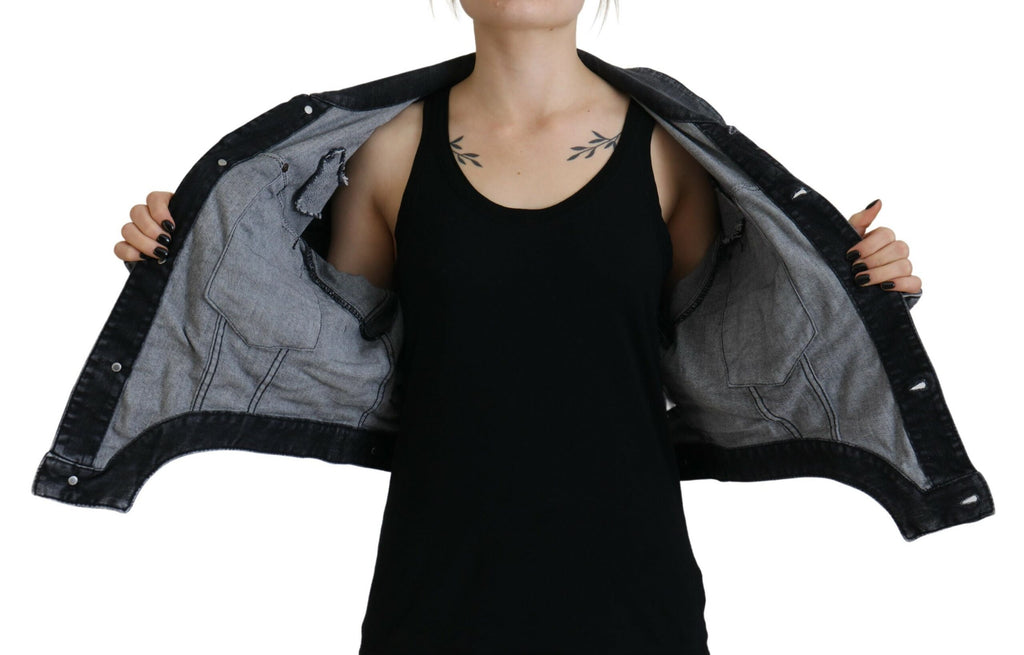 Dsquared² Grey Denim Jackets for Women additional view