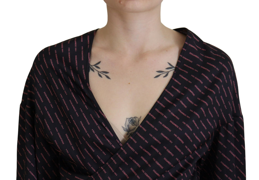 Dsquared² Black Long Sleeve T-Shirt for Women additional view