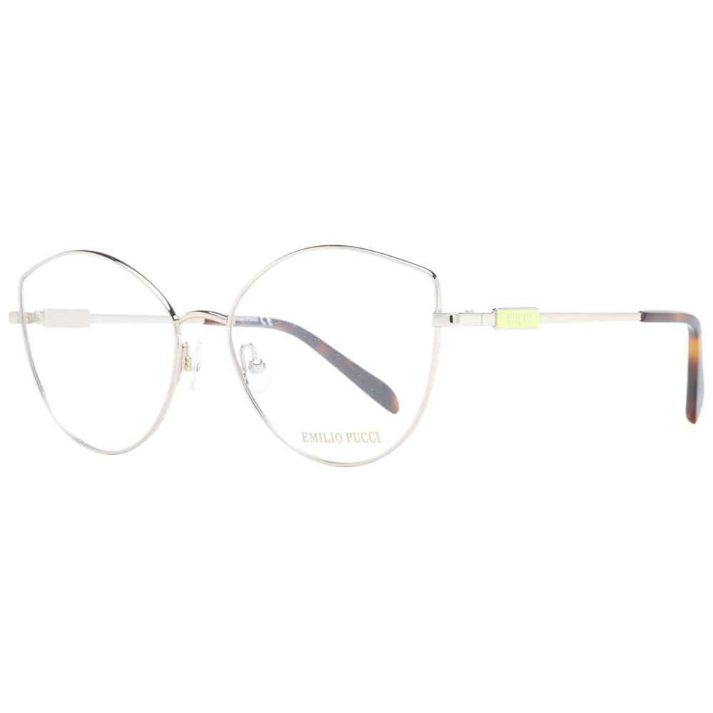 Emilio Pucci Silver Glasses Frames for Women