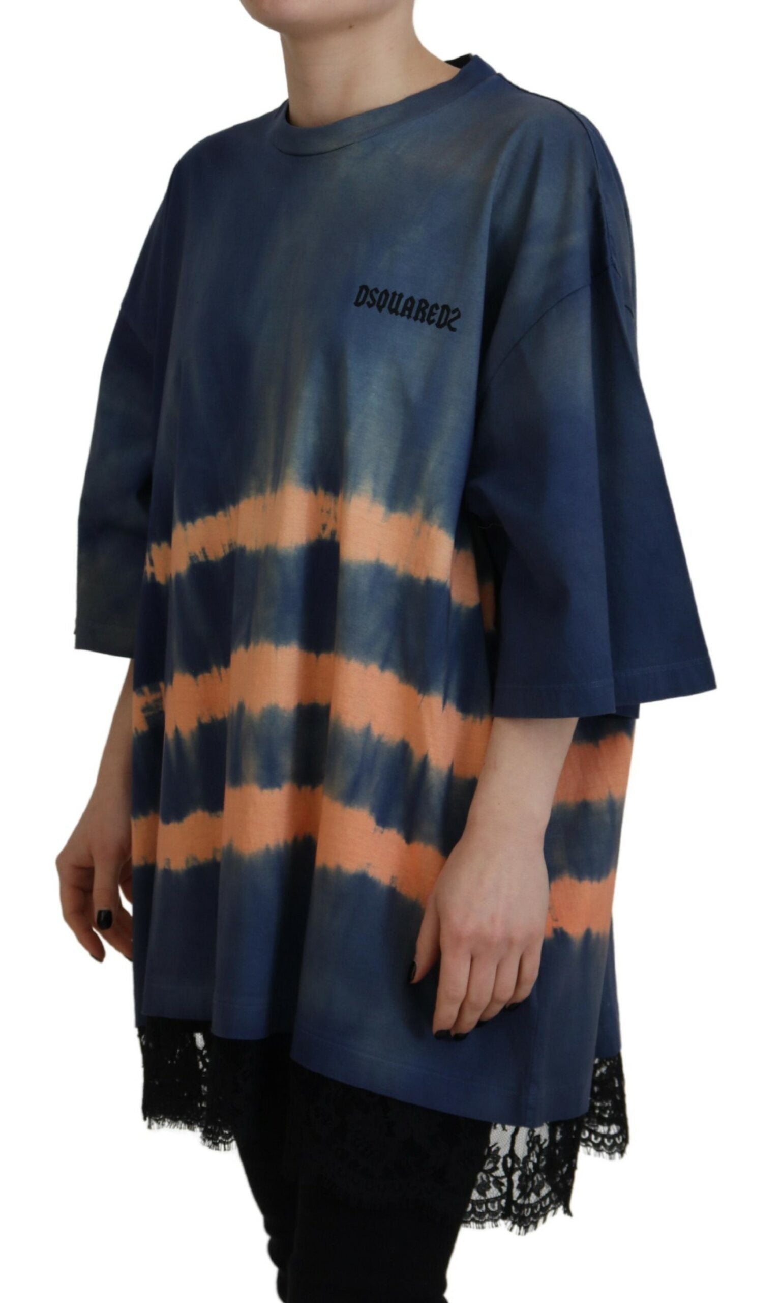 Dsquared² Blue T-Shirt for Women detail view
