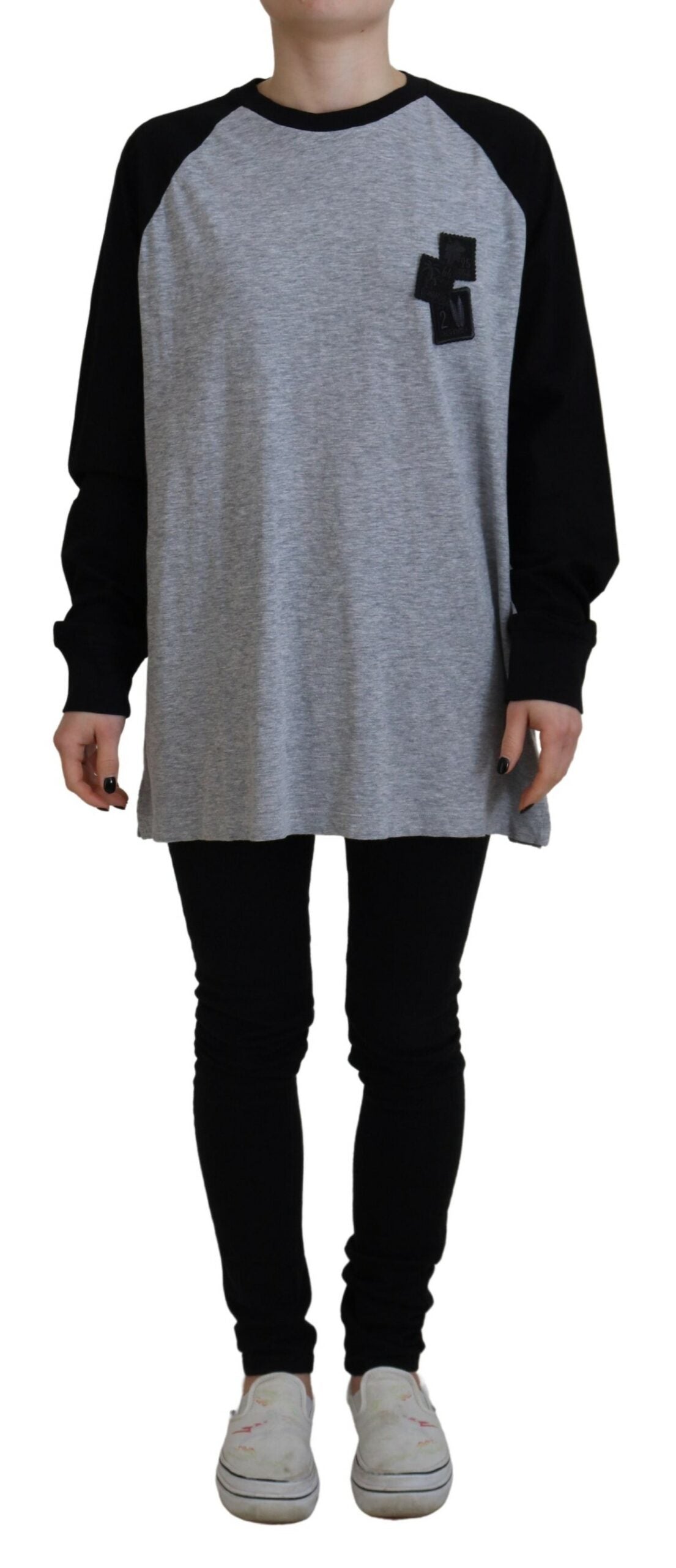 Dsquared² Black Long Sleeve T-Shirt for Women