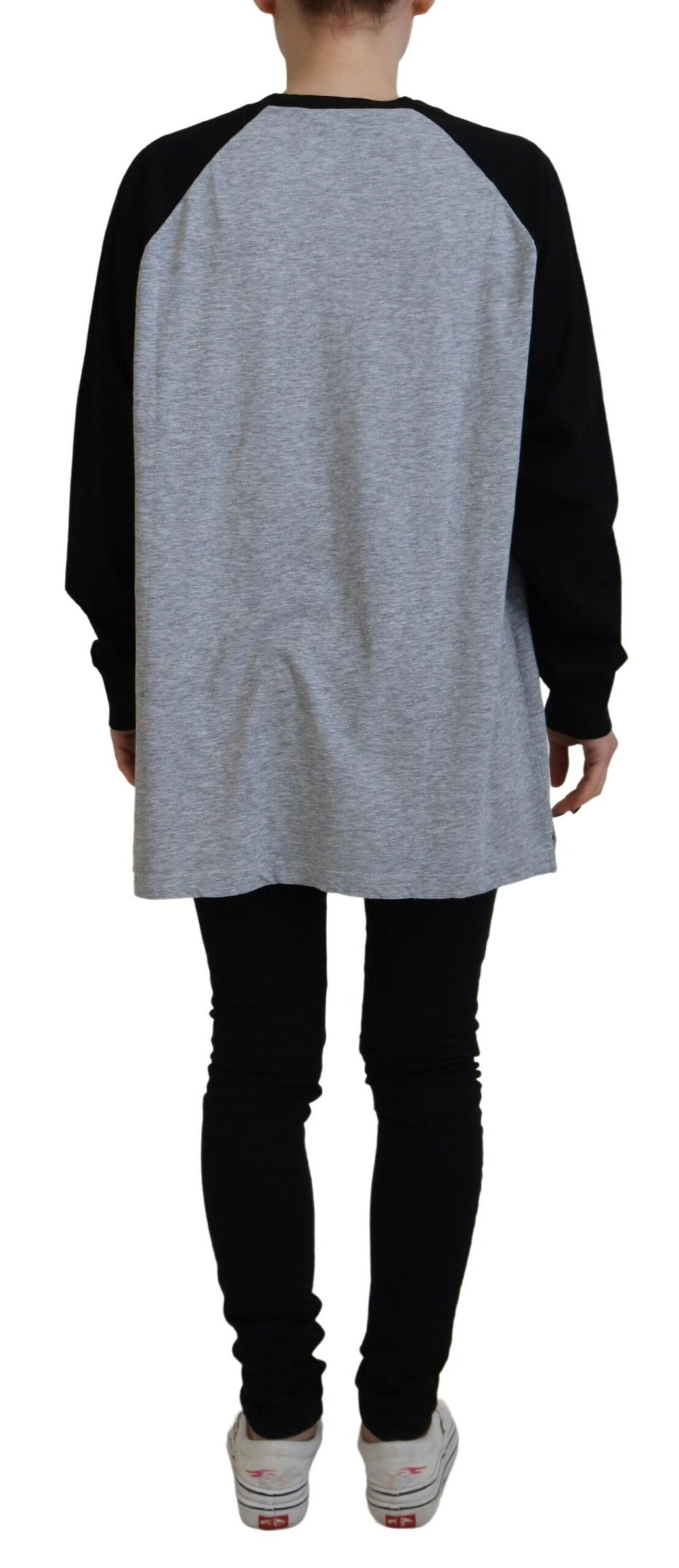Dsquared² Black Long Sleeve T-Shirt for Women side view