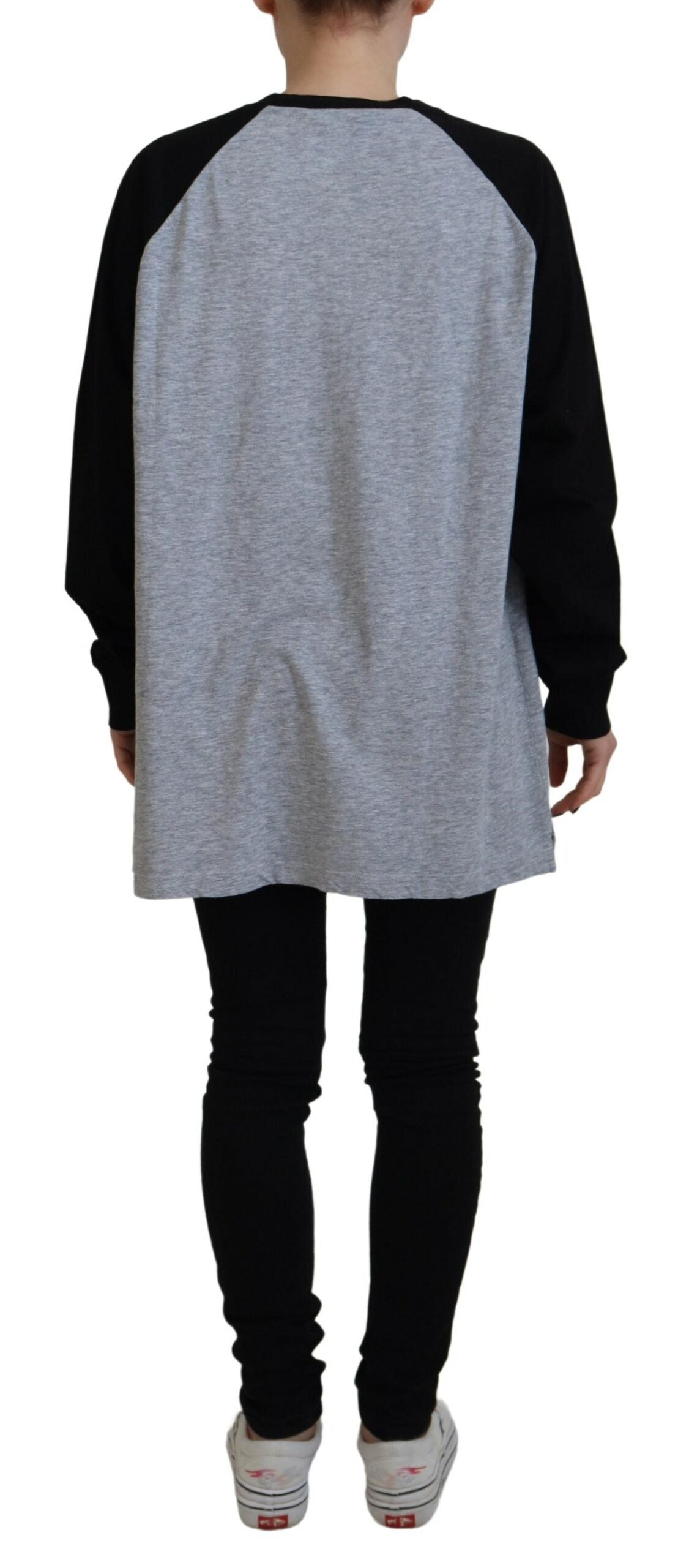 Dsquared² Black Long Sleeve T-Shirt for Women side view