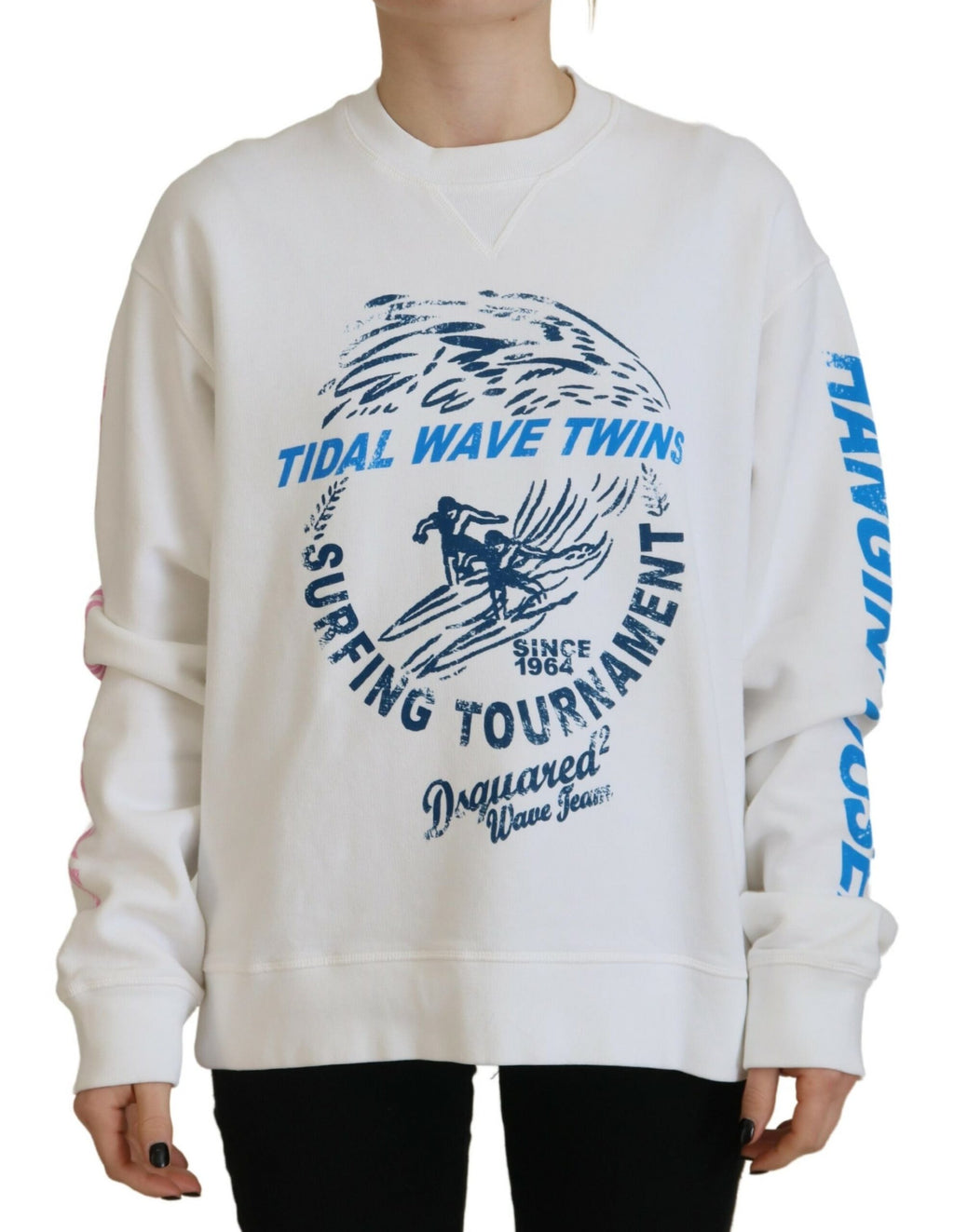 Dsquared² White Sweatshirt for Women alternate view