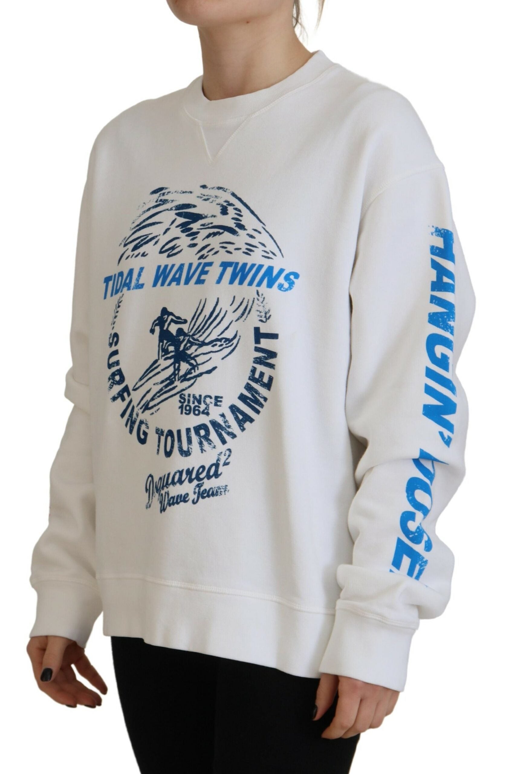 Dsquared² White Sweatshirt for Women detail view