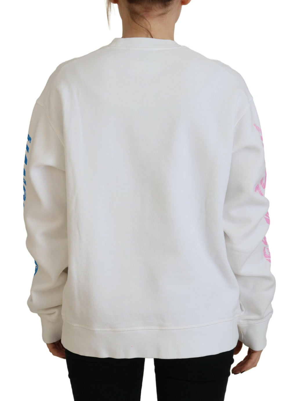 Dsquared² White Sweatshirt for Women side view