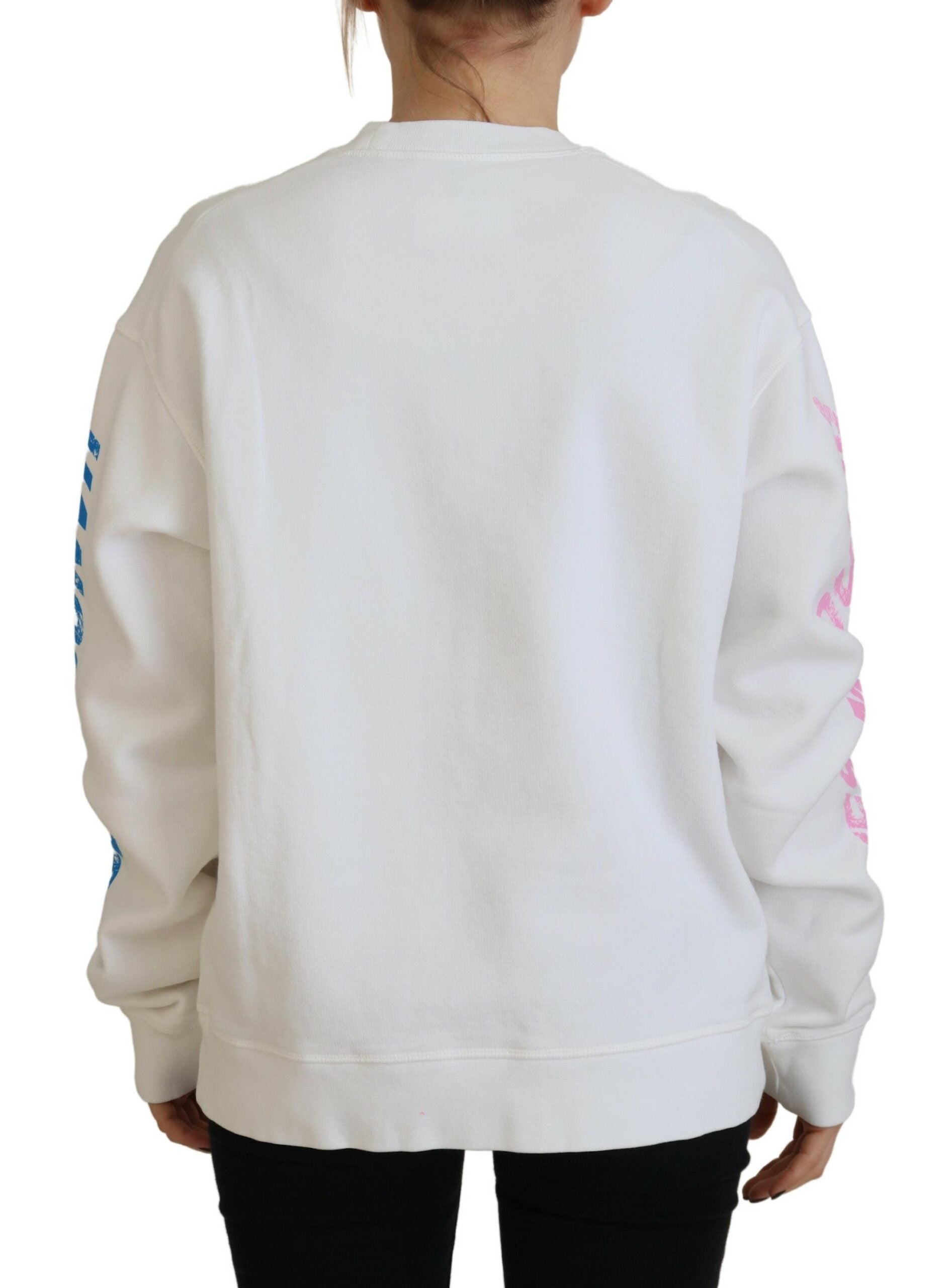 Dsquared² White Sweatshirt for Women side view