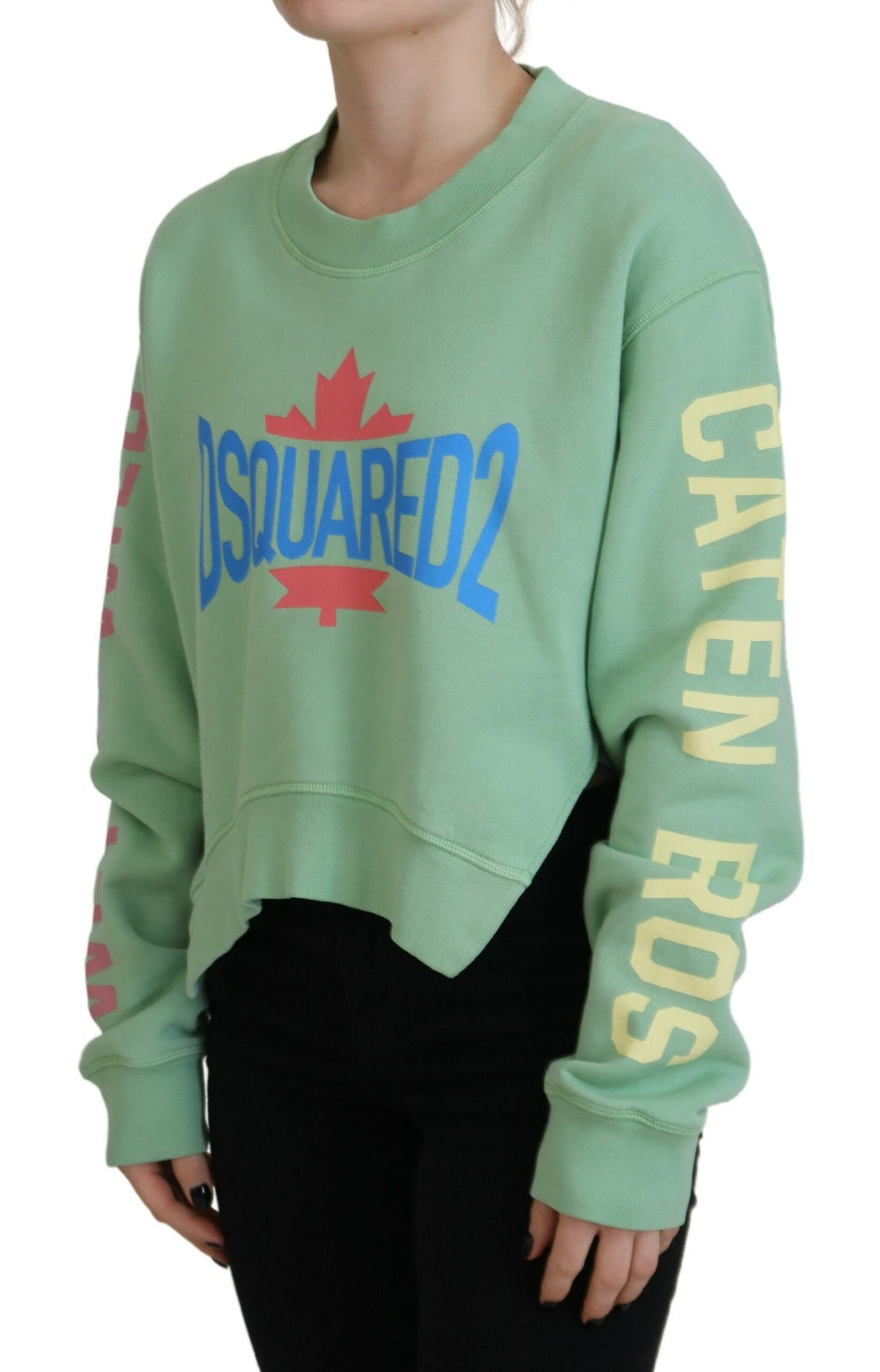 Dsquared² Green Sweatshirt for Women detail view
