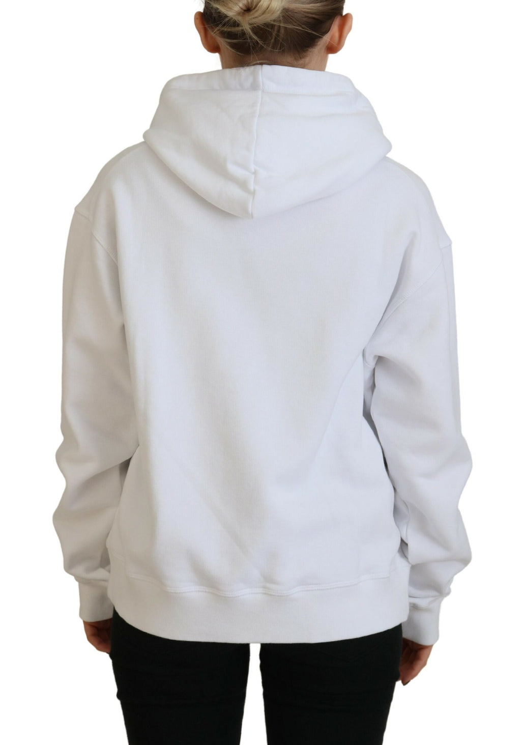 Sweat à Capuche Dsquared² en Coton Blanc avec Logo