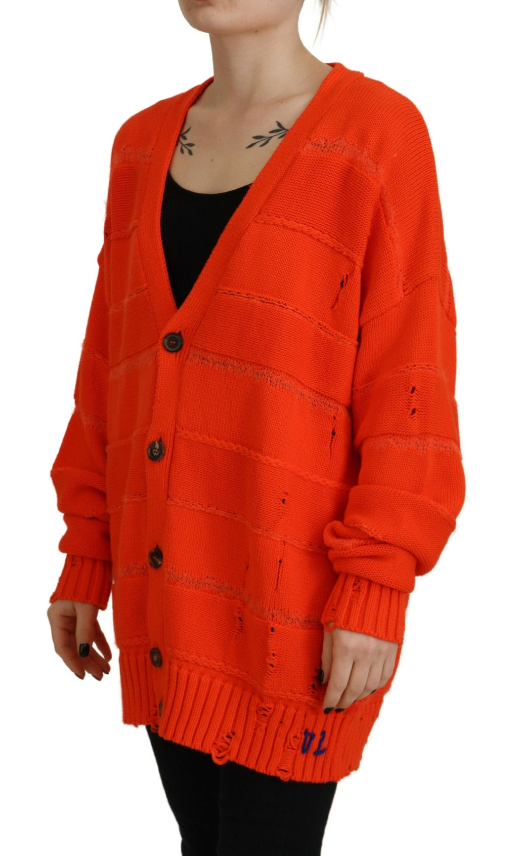 Dsquared² Orange Cardigan for Women detail view
