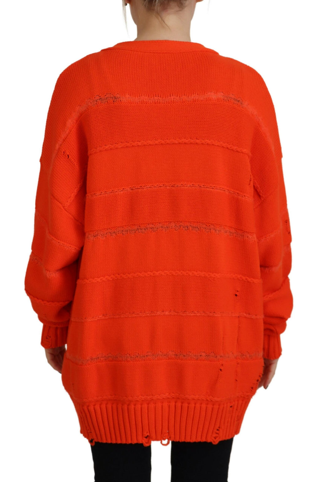 Dsquared² Orange Cardigan for Women side view