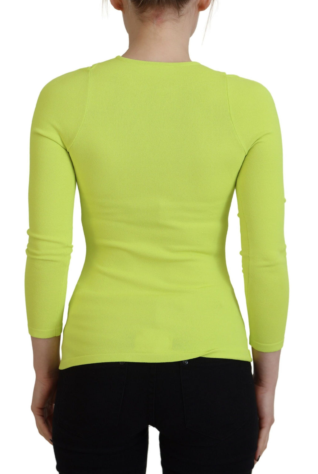Dsquared² Green Long Sleeve T-Shirt for Women side view