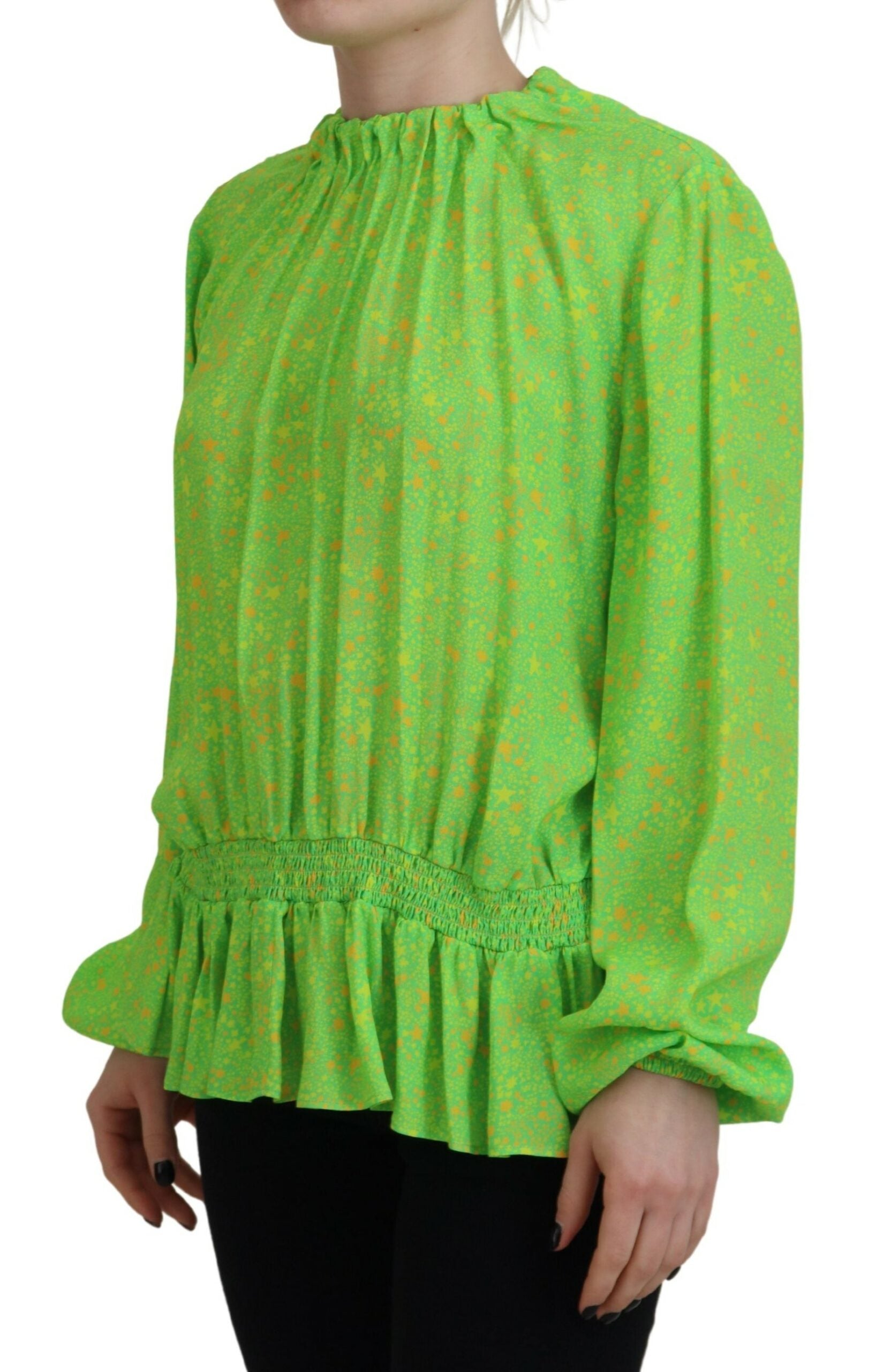 Dsquared² Green Long Sleeve T-Shirt for Women detail view
