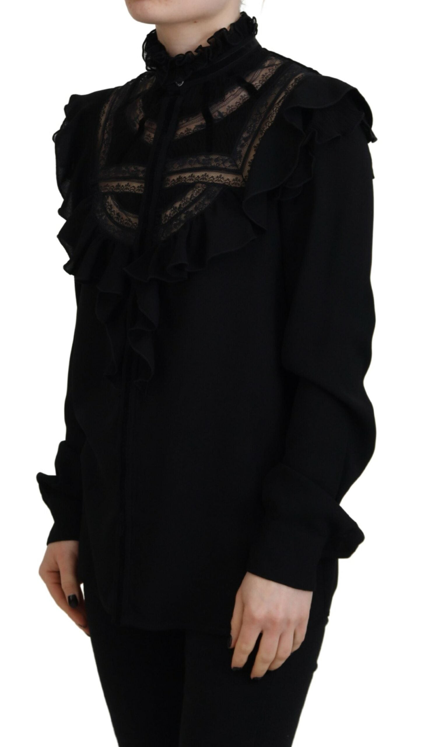 Dsquared² Black Long Sleeve T-Shirt for Women detail view