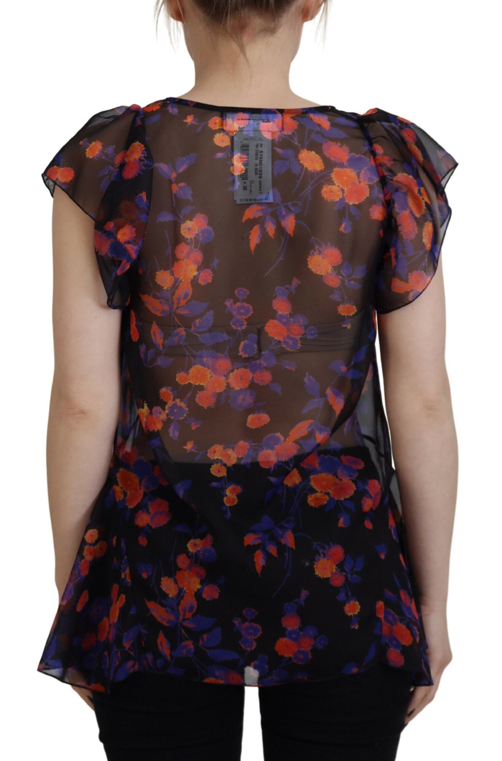 Dsquared² Black T-Shirt for Women side view