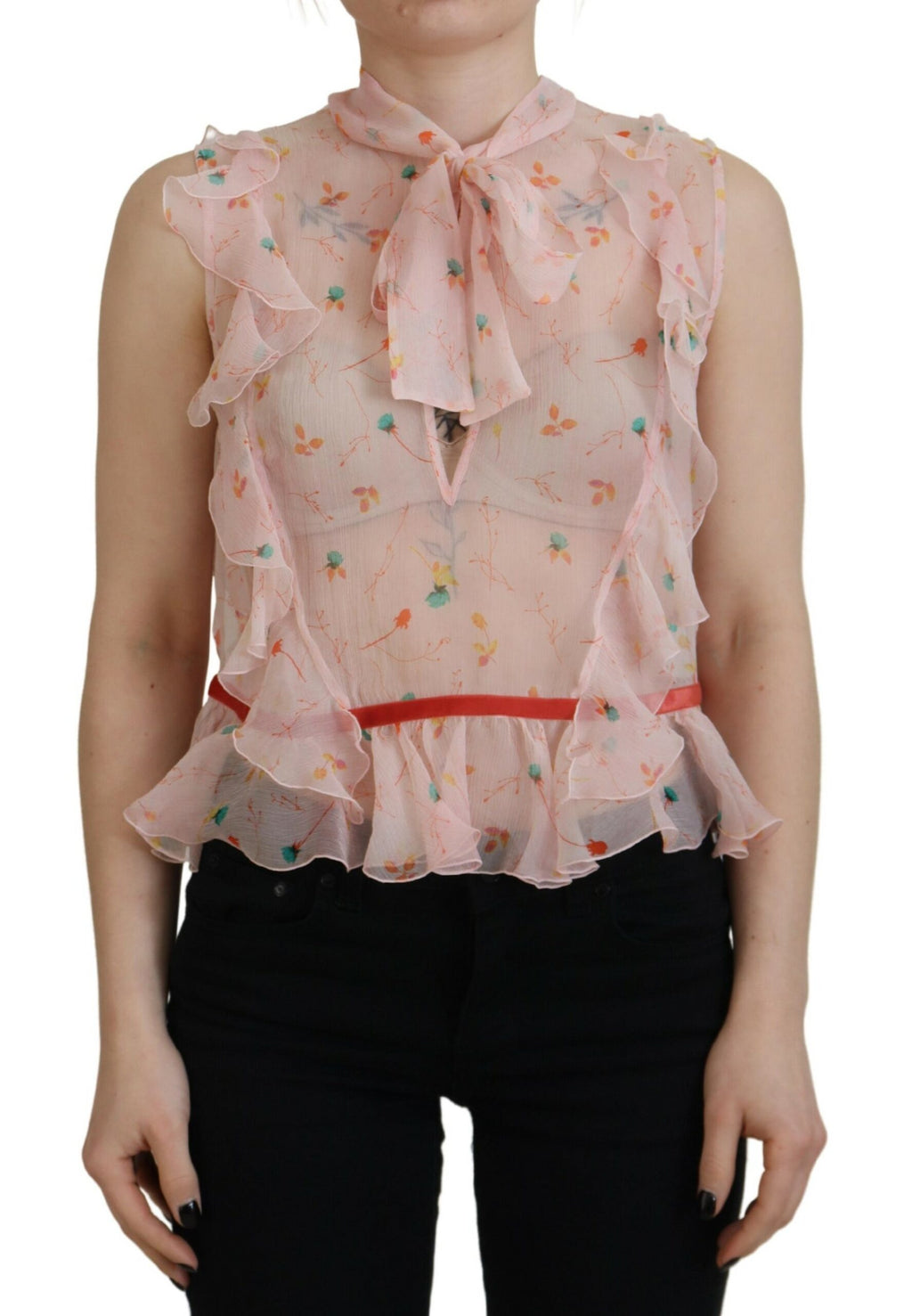 Dsquared² Pink Sleeveless T-Shirt for Women