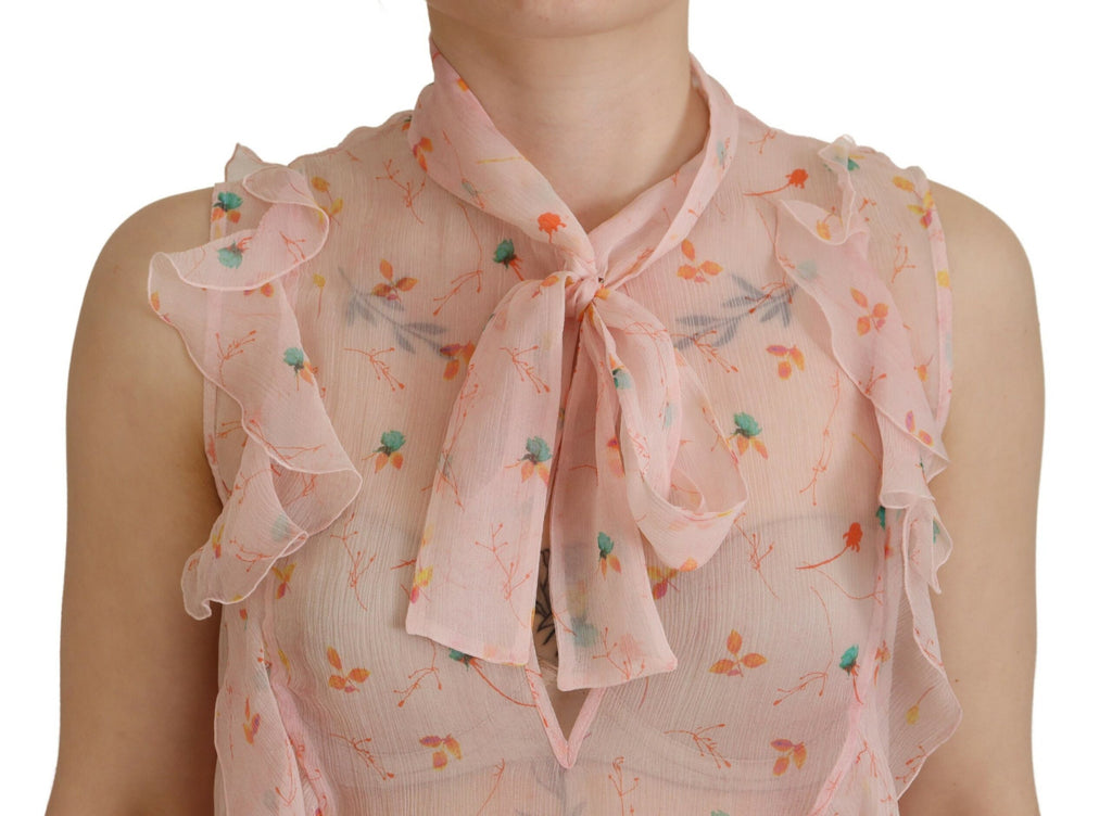 Dsquared² Pink Sleeveless T-Shirt for Women additional view