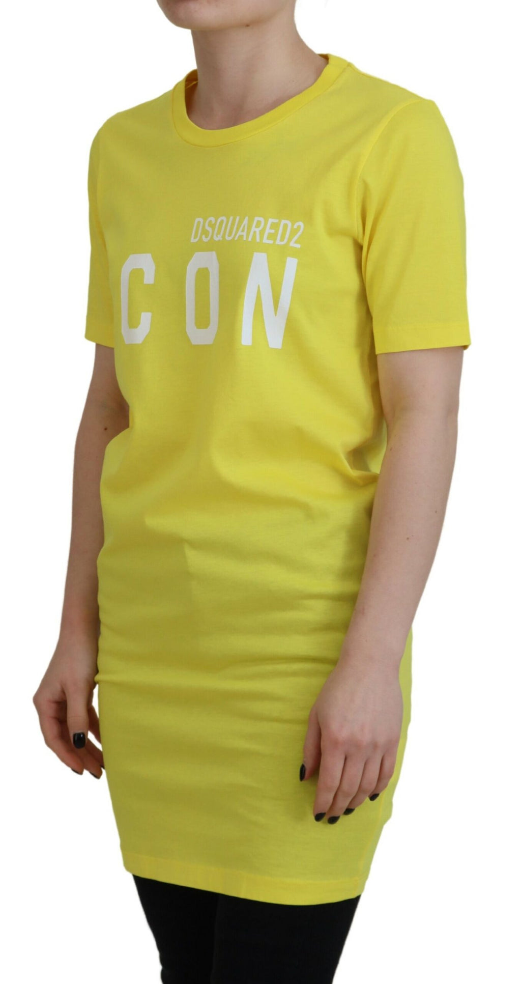 Dsquared² Yellow T-Shirt for Women detail view
