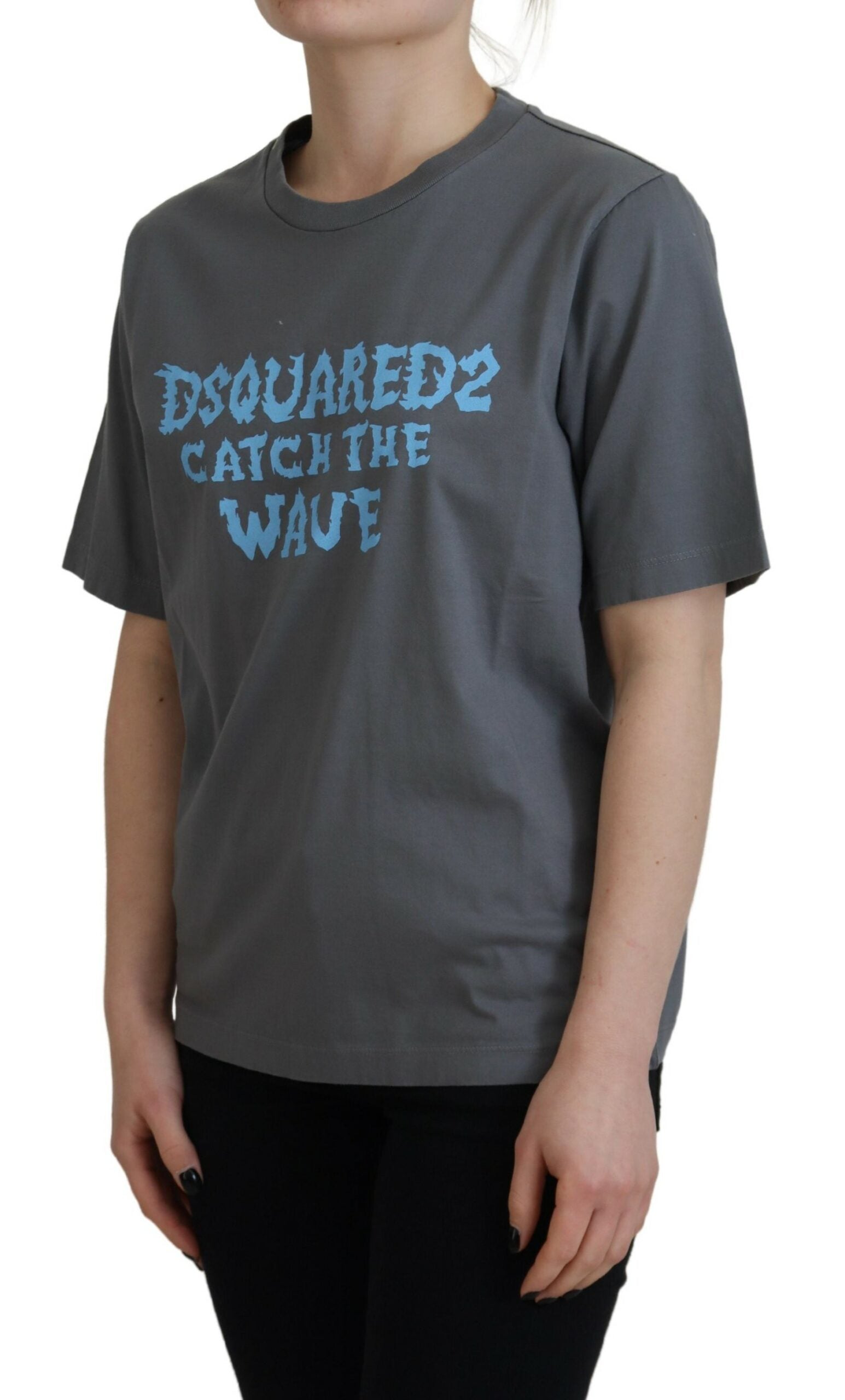 Dsquared² Grey T-Shirt for Women detail view
