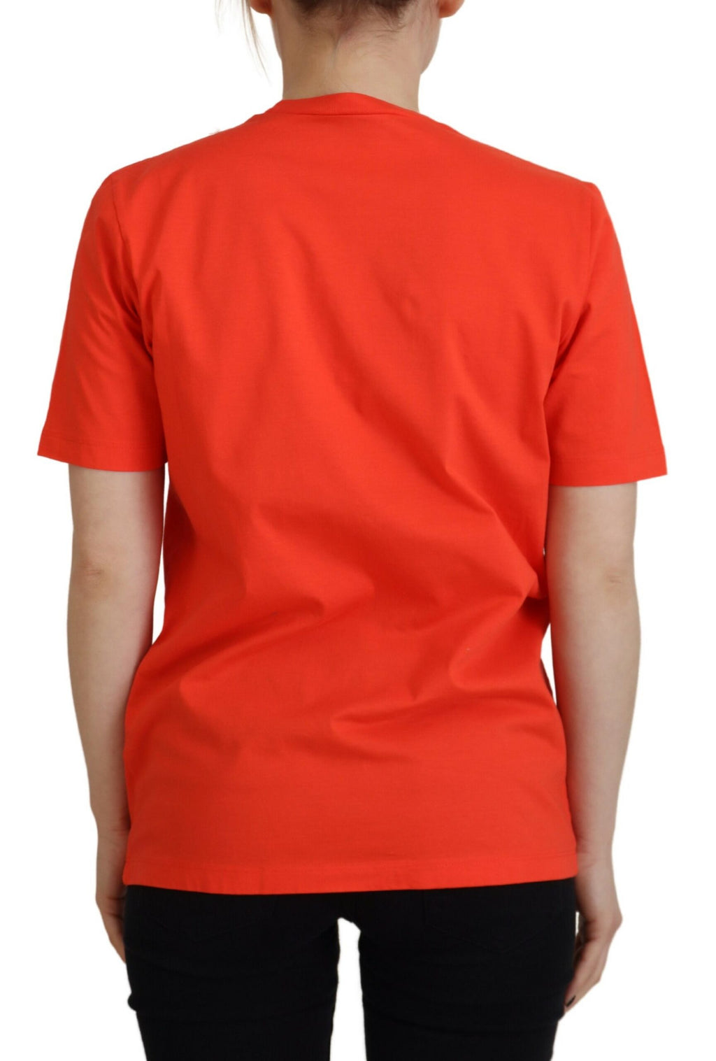 Dsquared² Orange T-Shirt for Women side view
