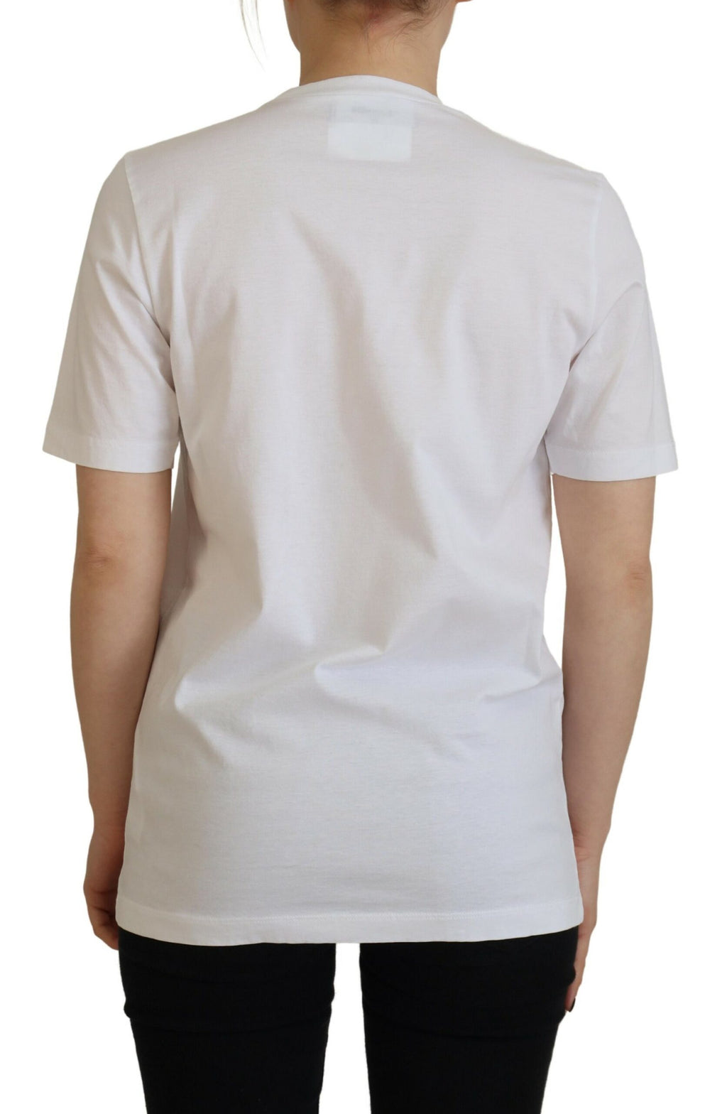 Dsquared² White T-Shirt for Women side view