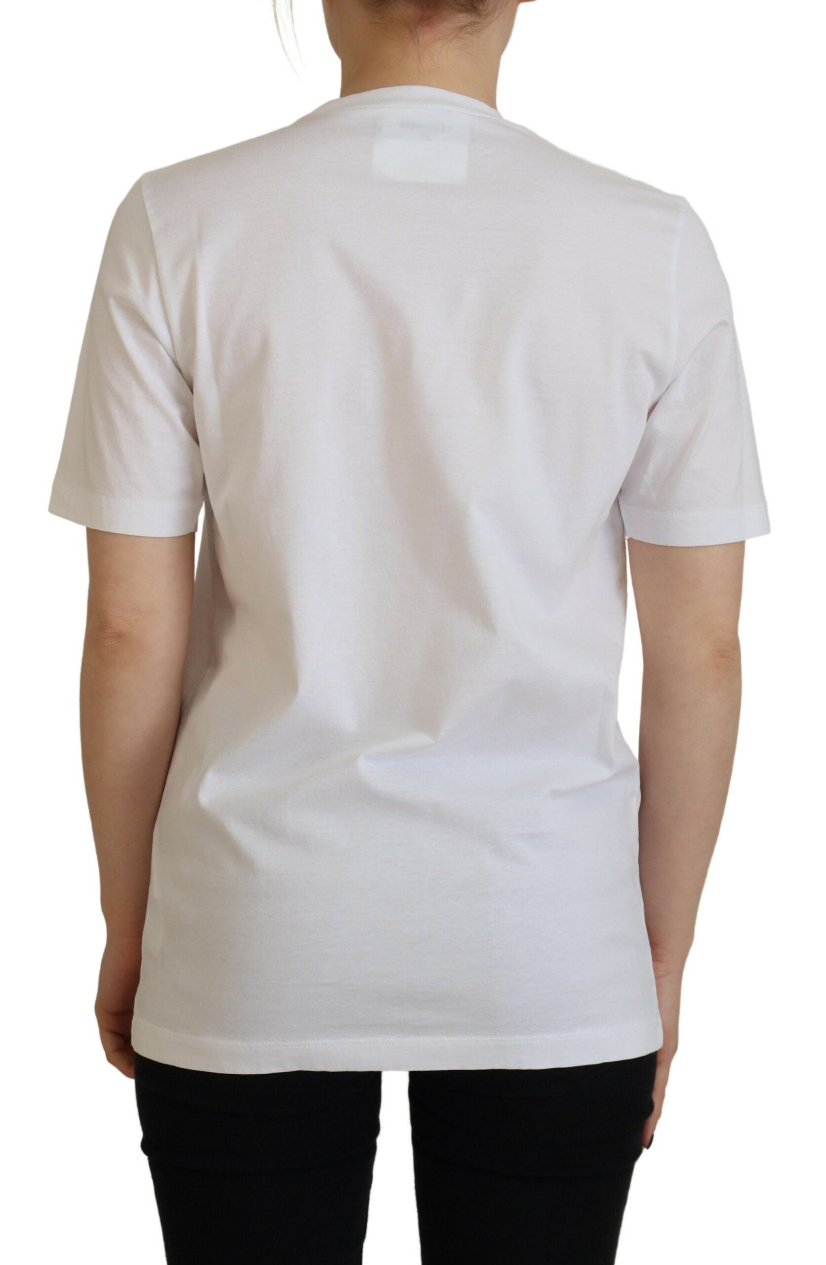 Dsquared² White T-Shirt for Women side view