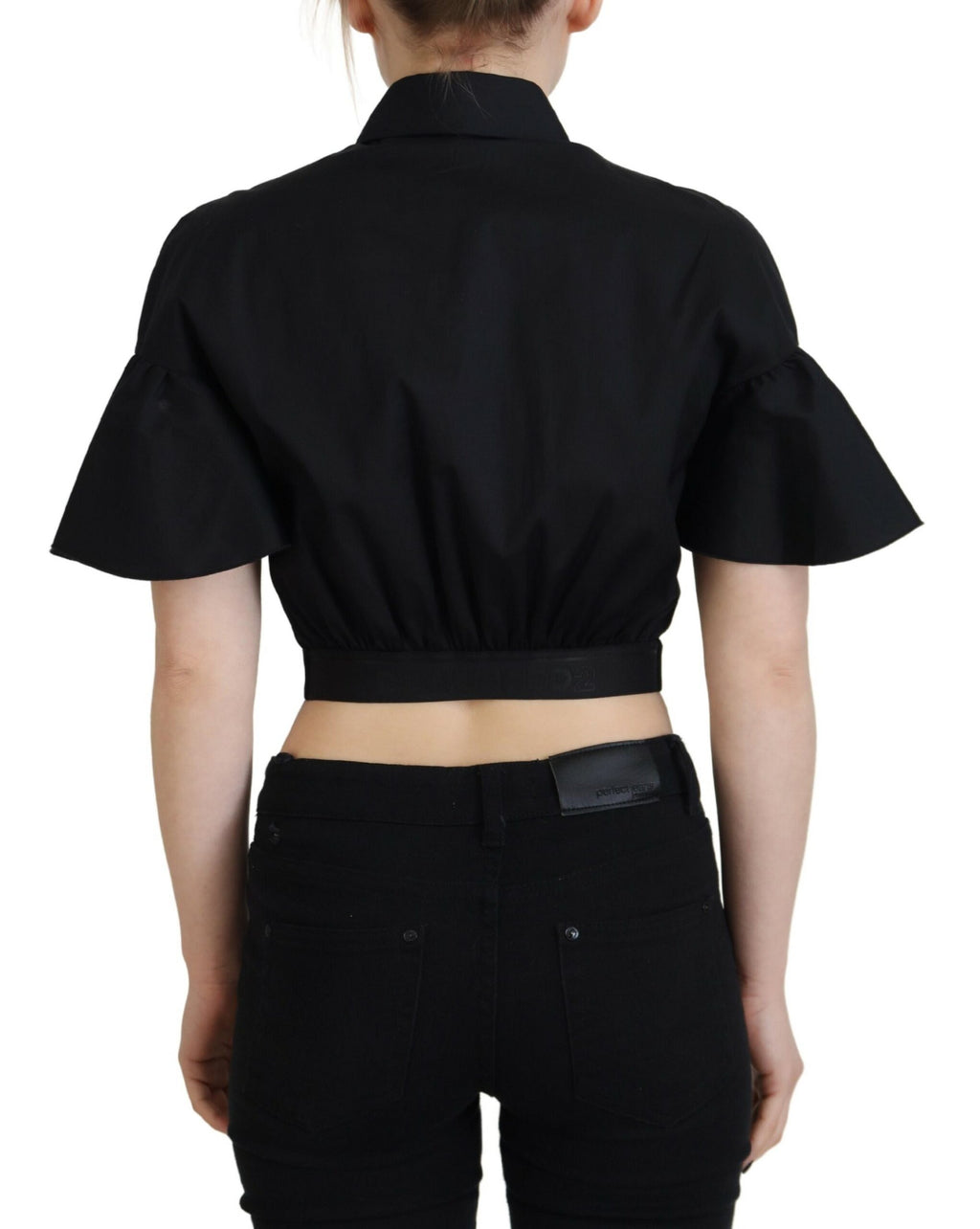 Dsquared² Black T-Shirt for Women side view