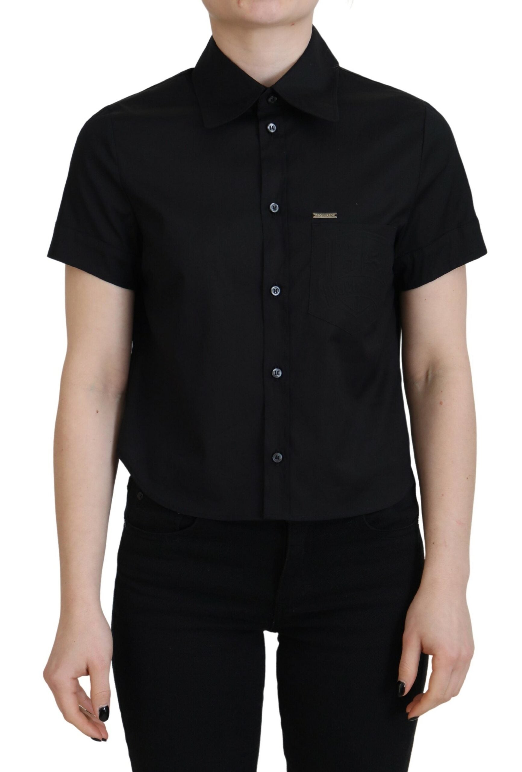 Dsquared² Black Polo Shirt for Women alternate view
