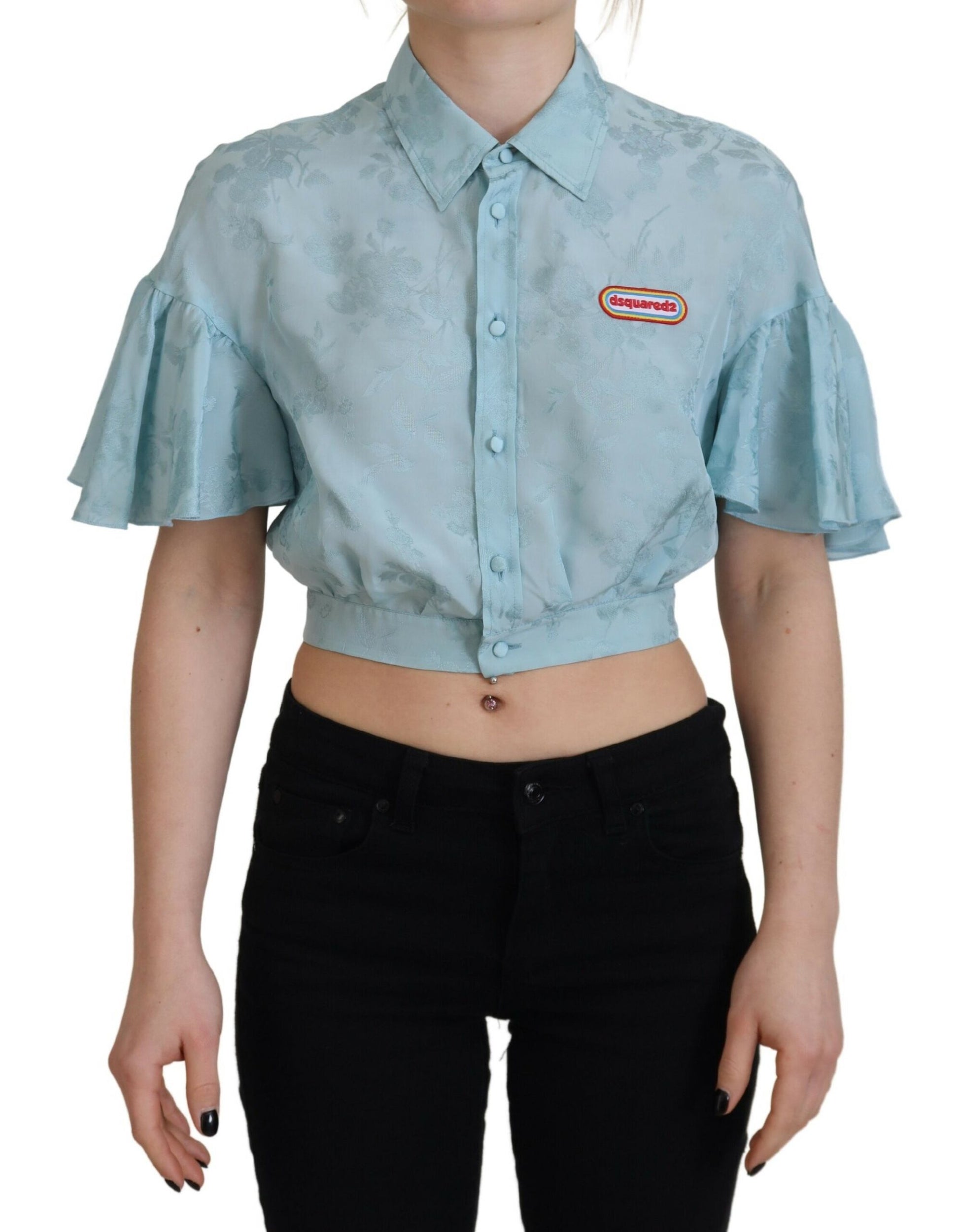 Dsquared² Blue T-Shirt for Women alternate view