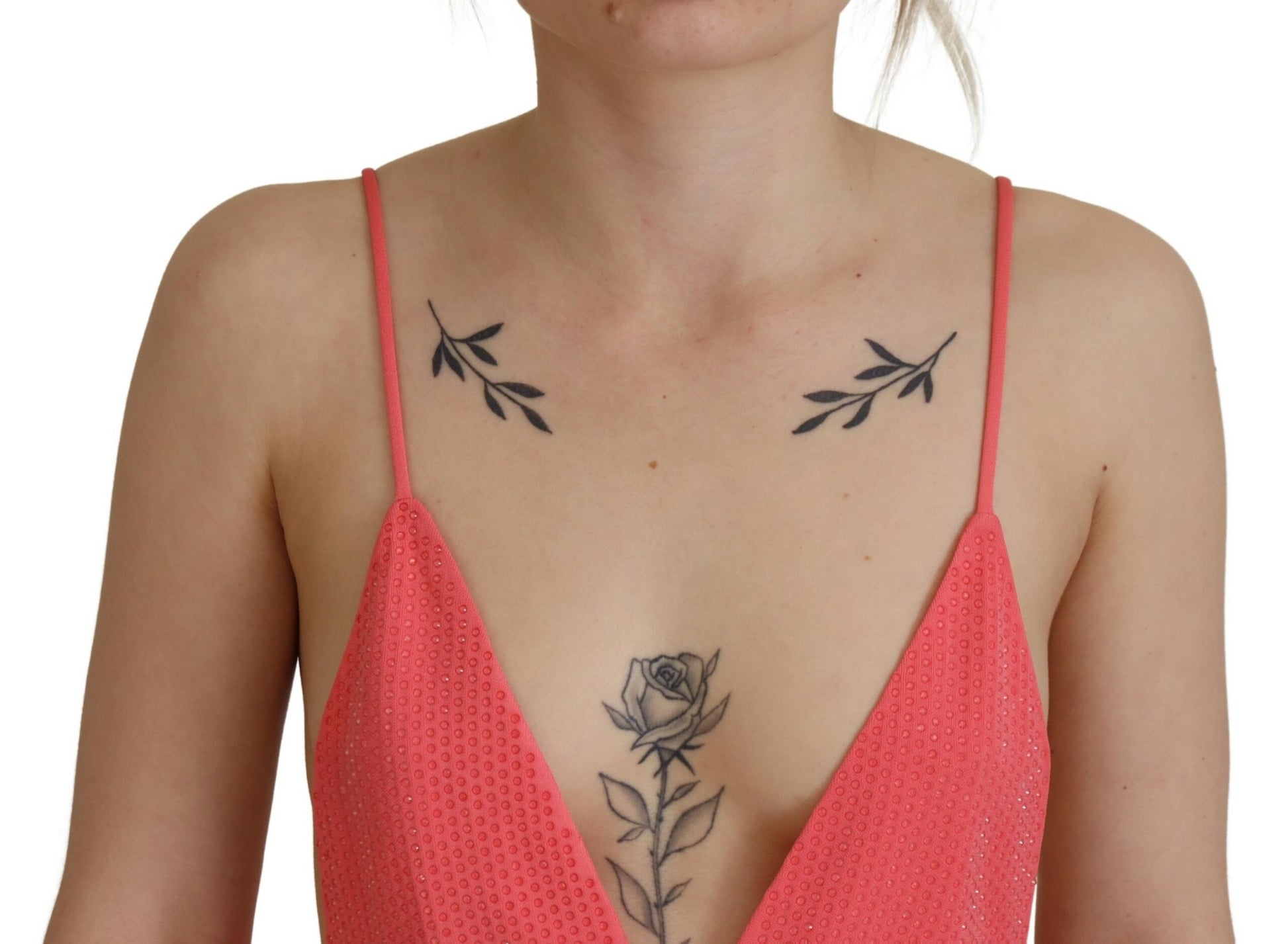 Débardeur rose Dsquared² à fines bretelles et col en V