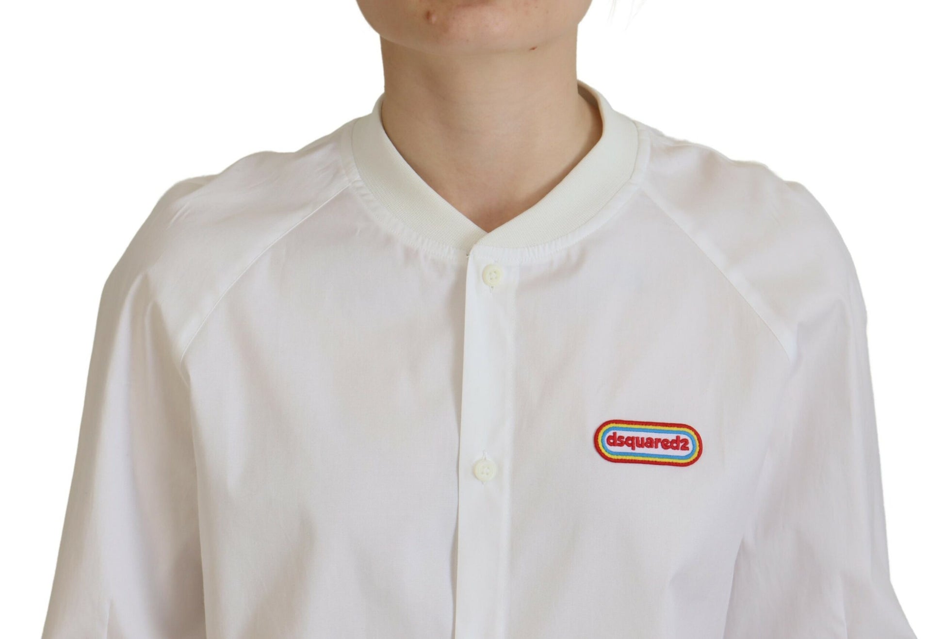 Dsquared² White Dress Shirt for Women side view