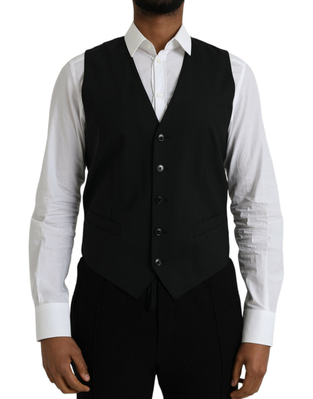 Dolce & Gabbana Black Waistcoats for Men