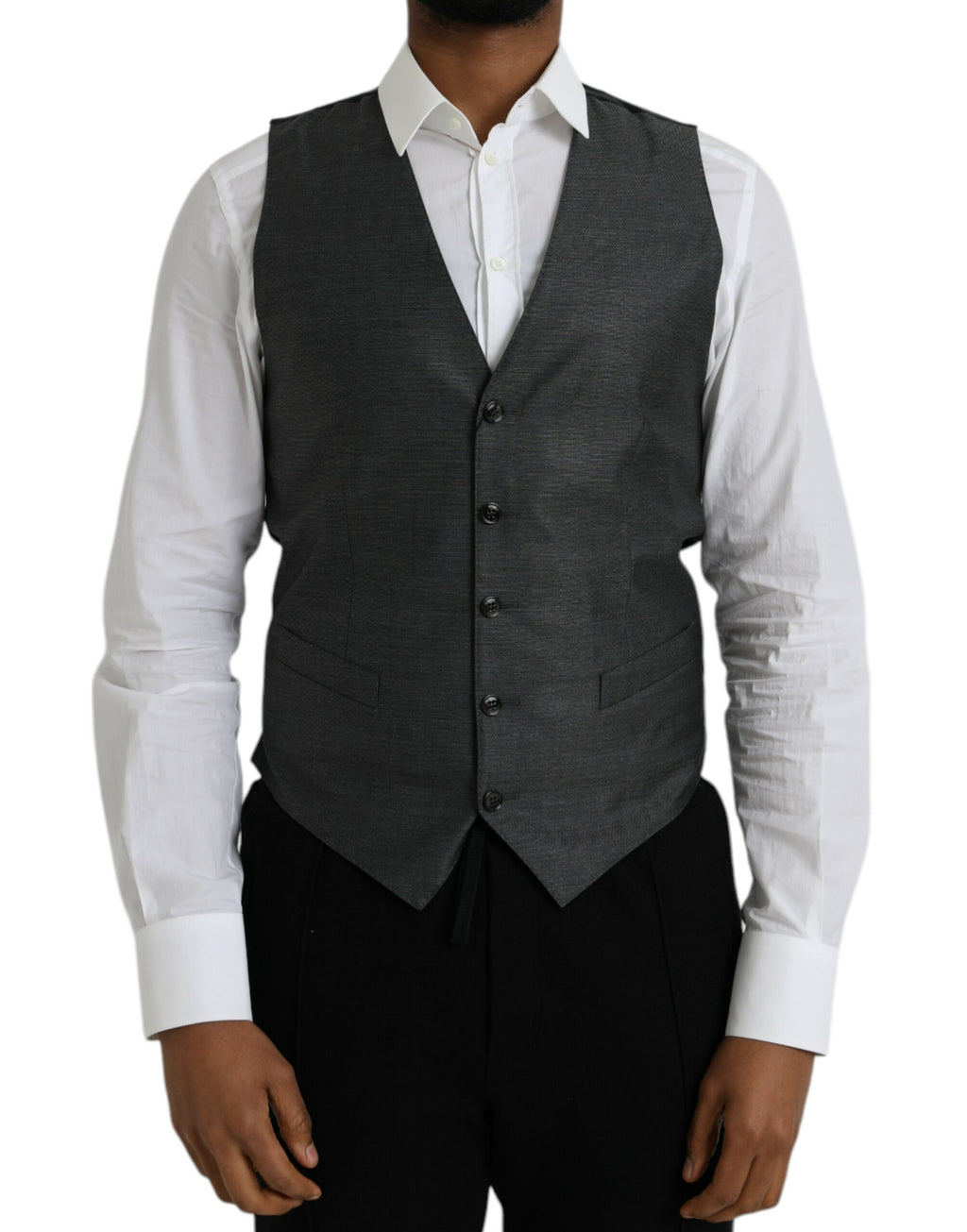 Dolce & Gabbana Grey Waistcoats for Men